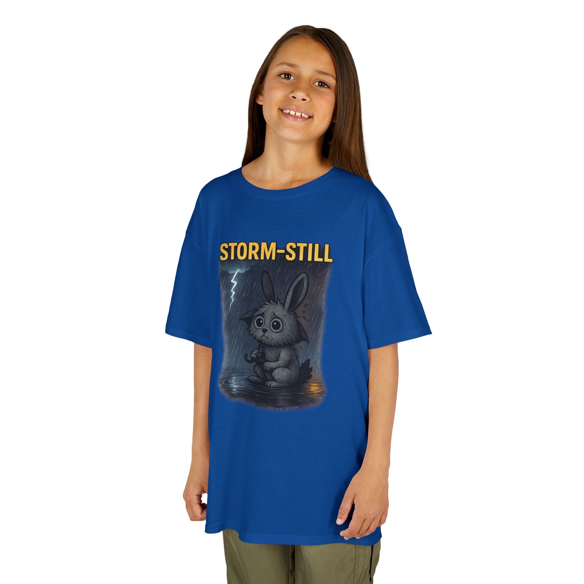 STORM-STILL Kids T-Shirt — Calm & Emotional Regulation Tee