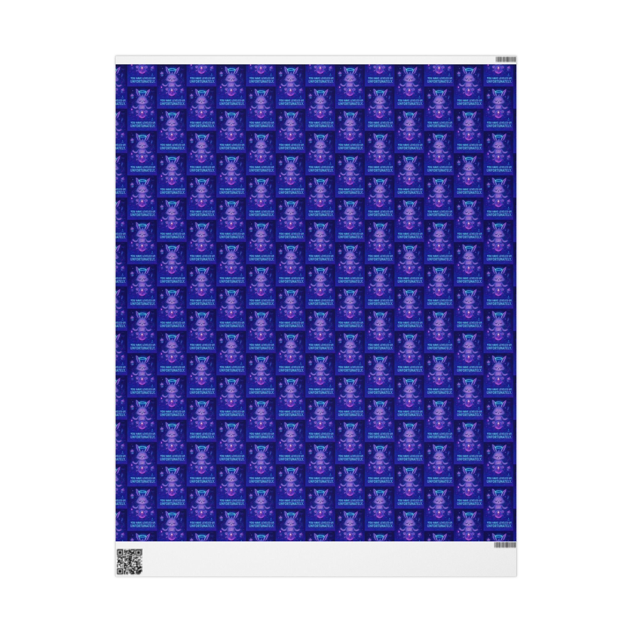 Wrapping Paper - Ascended Error Birthday Wrap “You Have Levelled Up. Unfortunately.”