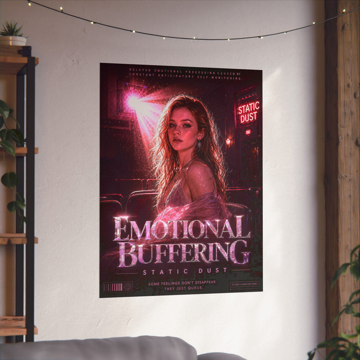 Emotional Buffering | Emotional Wall Art Print | Static Dust Visual Lexicon