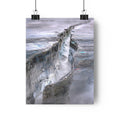 Abstract Macro Wall Art Print | Ice Fracture Photography | Static Dust Archive | Fine Art Print