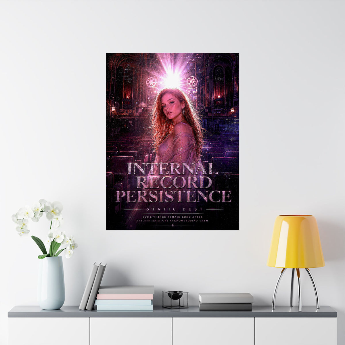 Internal Record Persistence | Emotional Wall Art Print | Static Dust Visual Lexicon