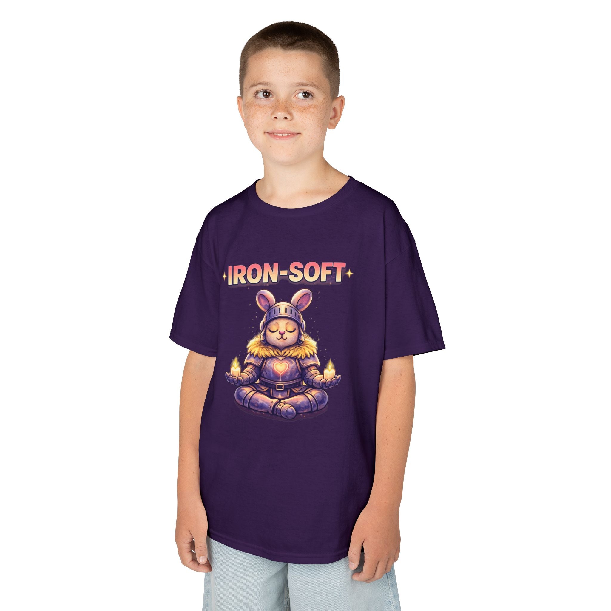 IRON-SOFT Kids T-Shirt — Strength & Gentle Resilience Tee