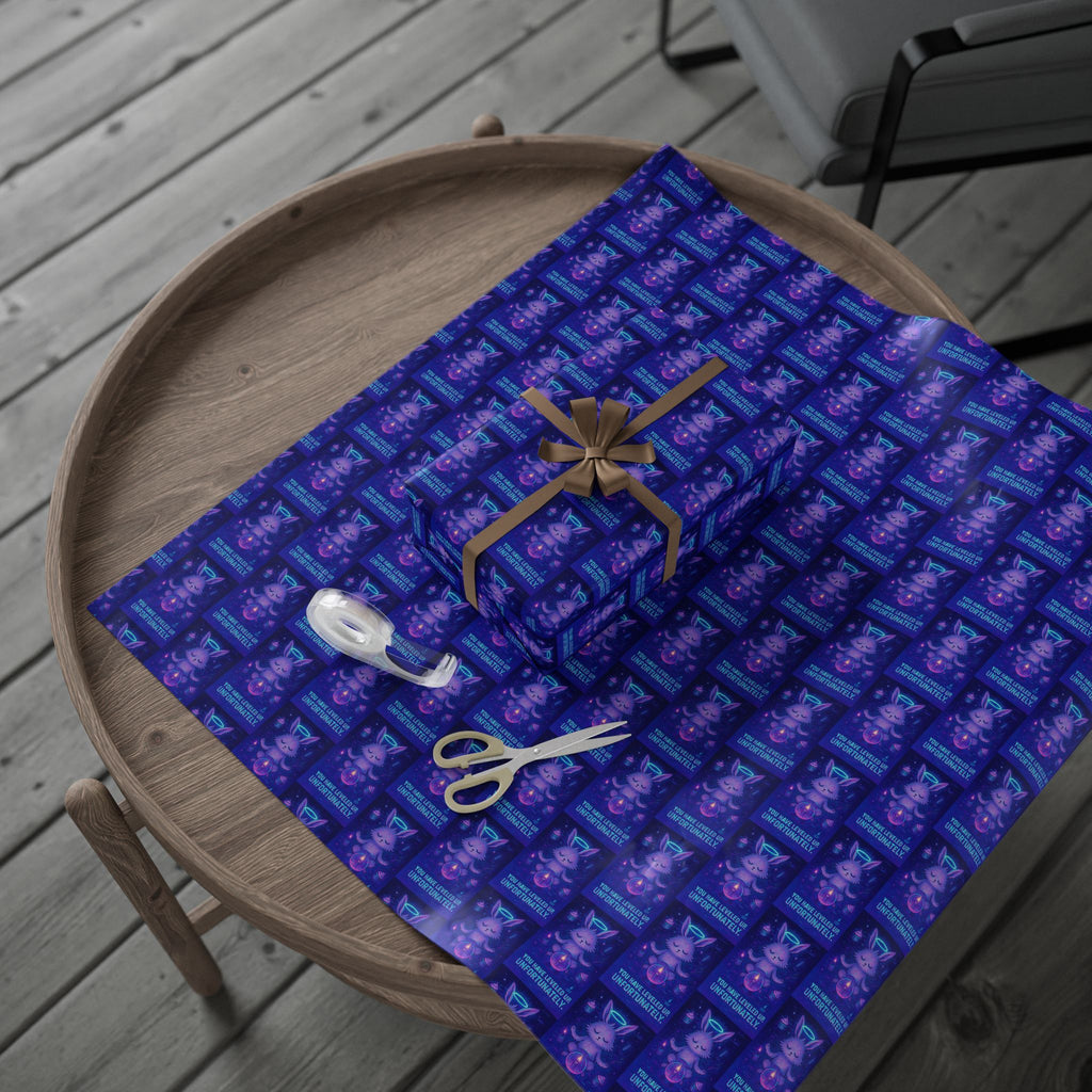 Wrapping Paper - Ascended Error Birthday Wrap “You Have Levelled Up. Unfortunately.”