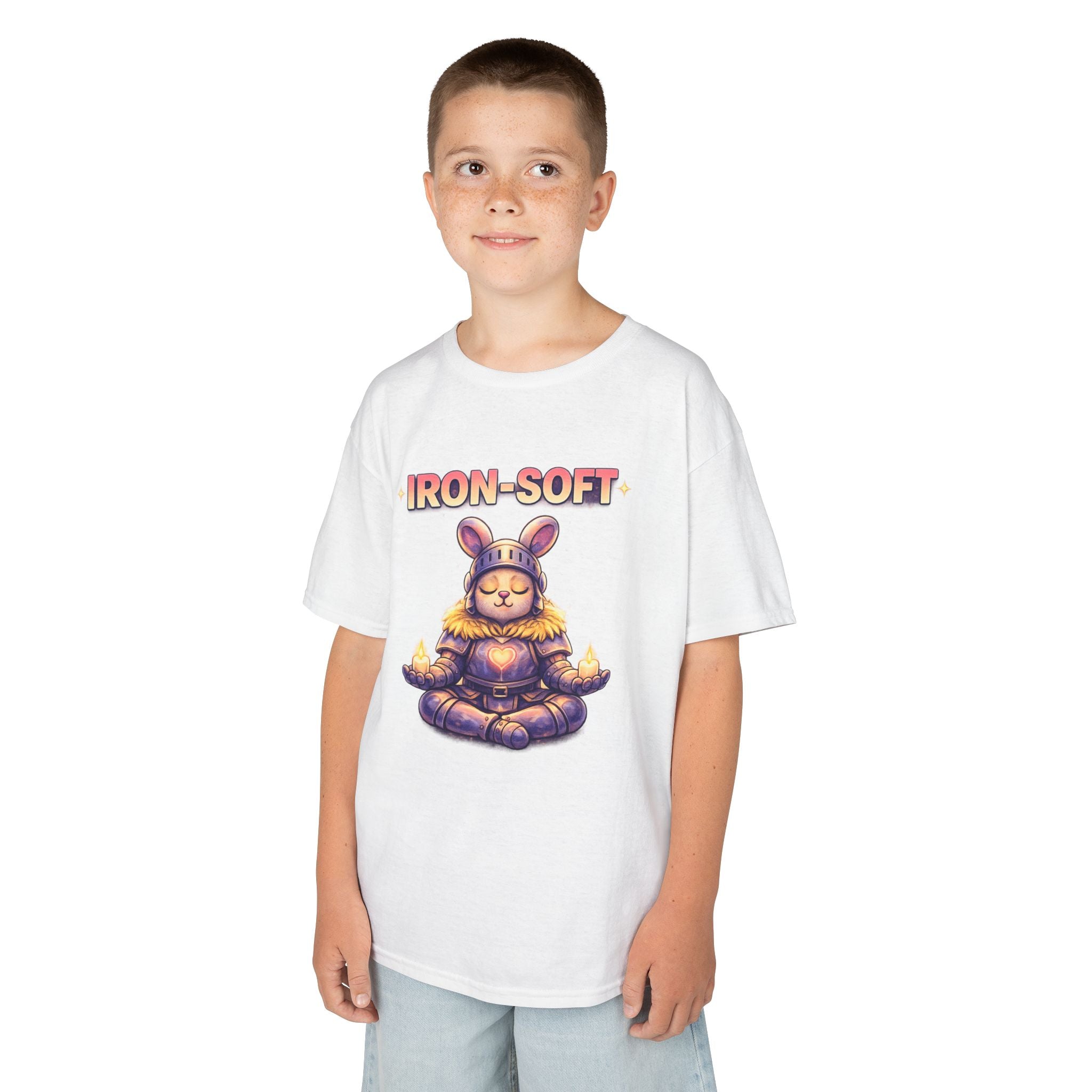 IRON-SOFT Kids T-Shirt — Strength & Gentle Resilience Tee