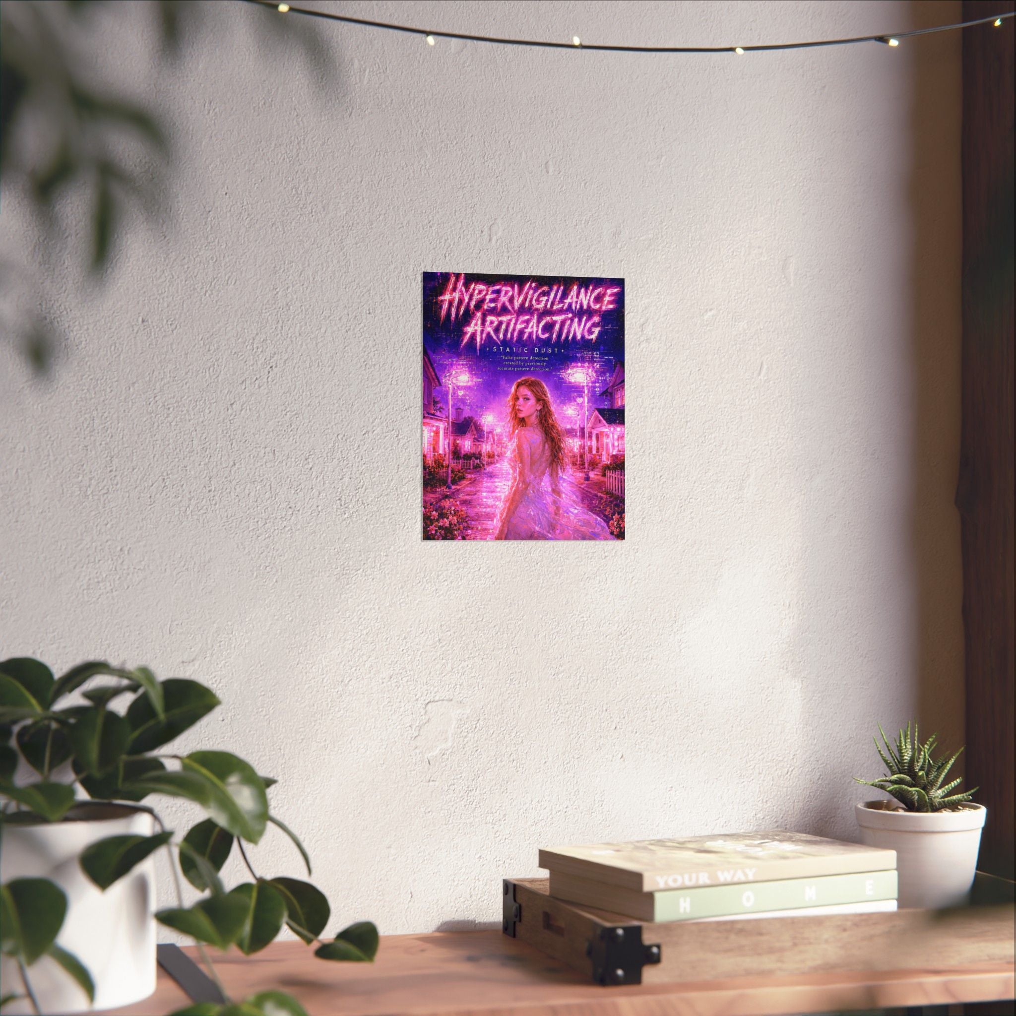 Hypervigilance Artifacting | Psychological Wall Art Print | Static Dust Visual Lexicon