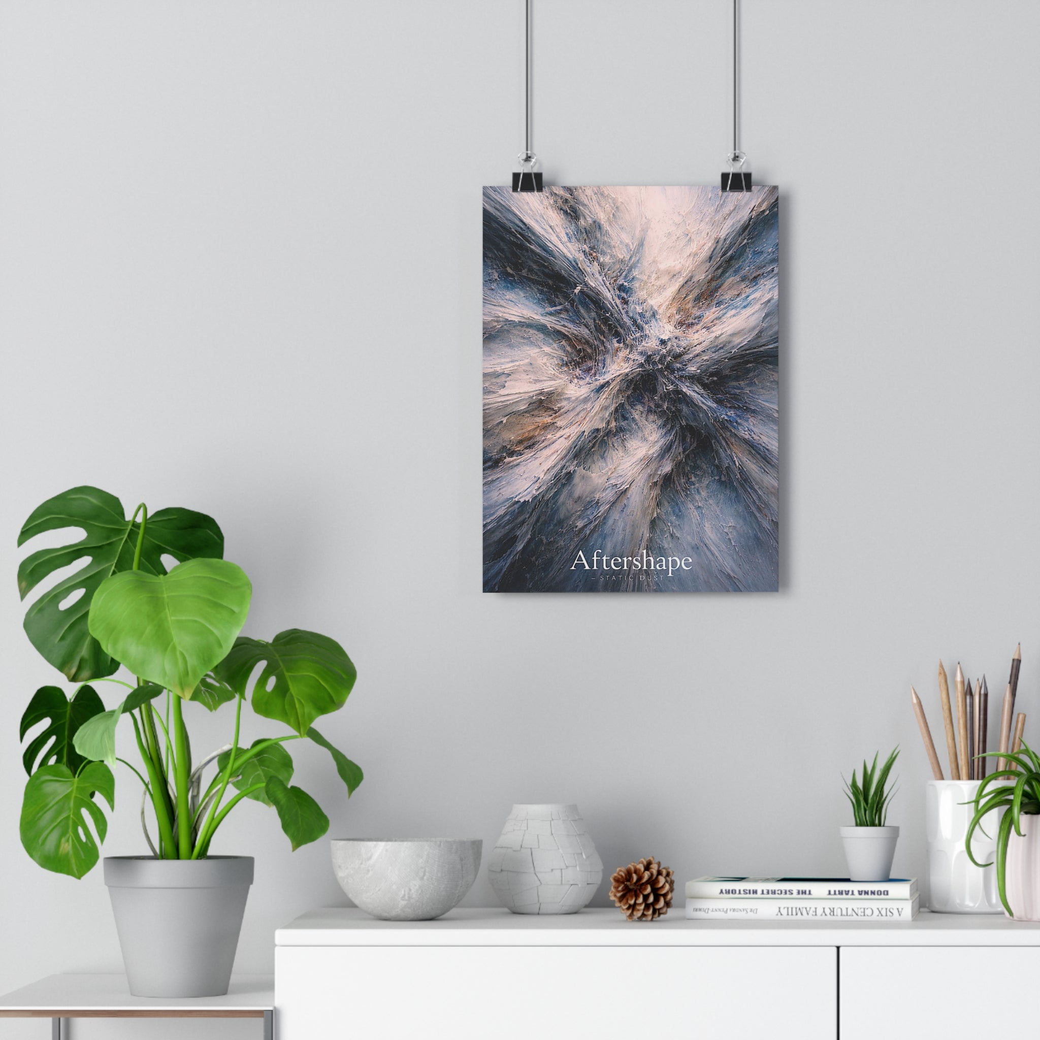 AFTERSHAPE — A Word for When Someone Is Gone But Still Everywhere (Digital Download, Grief Art Print, Loss Language)