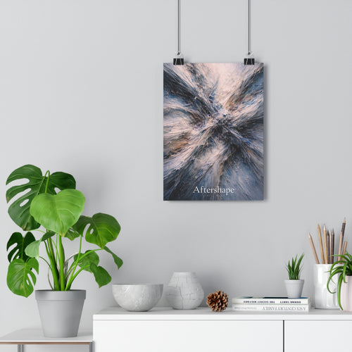 AFTERSHAPE — A Word for When Someone Is Gone But Still Everywhere (Digital Download, Grief Art Print, Loss Language)