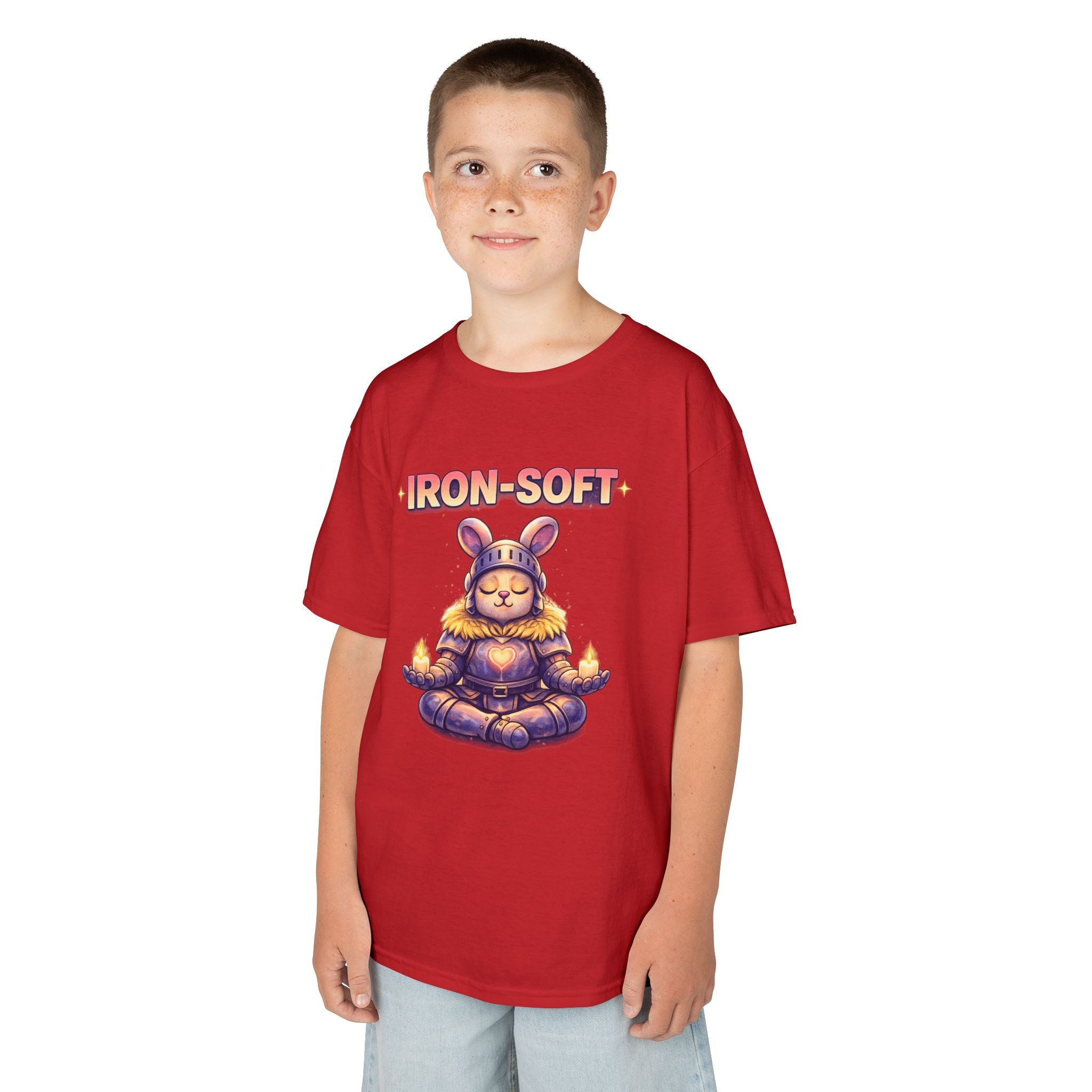 IRON-SOFT Kids T-Shirt — Strength & Gentle Resilience Tee