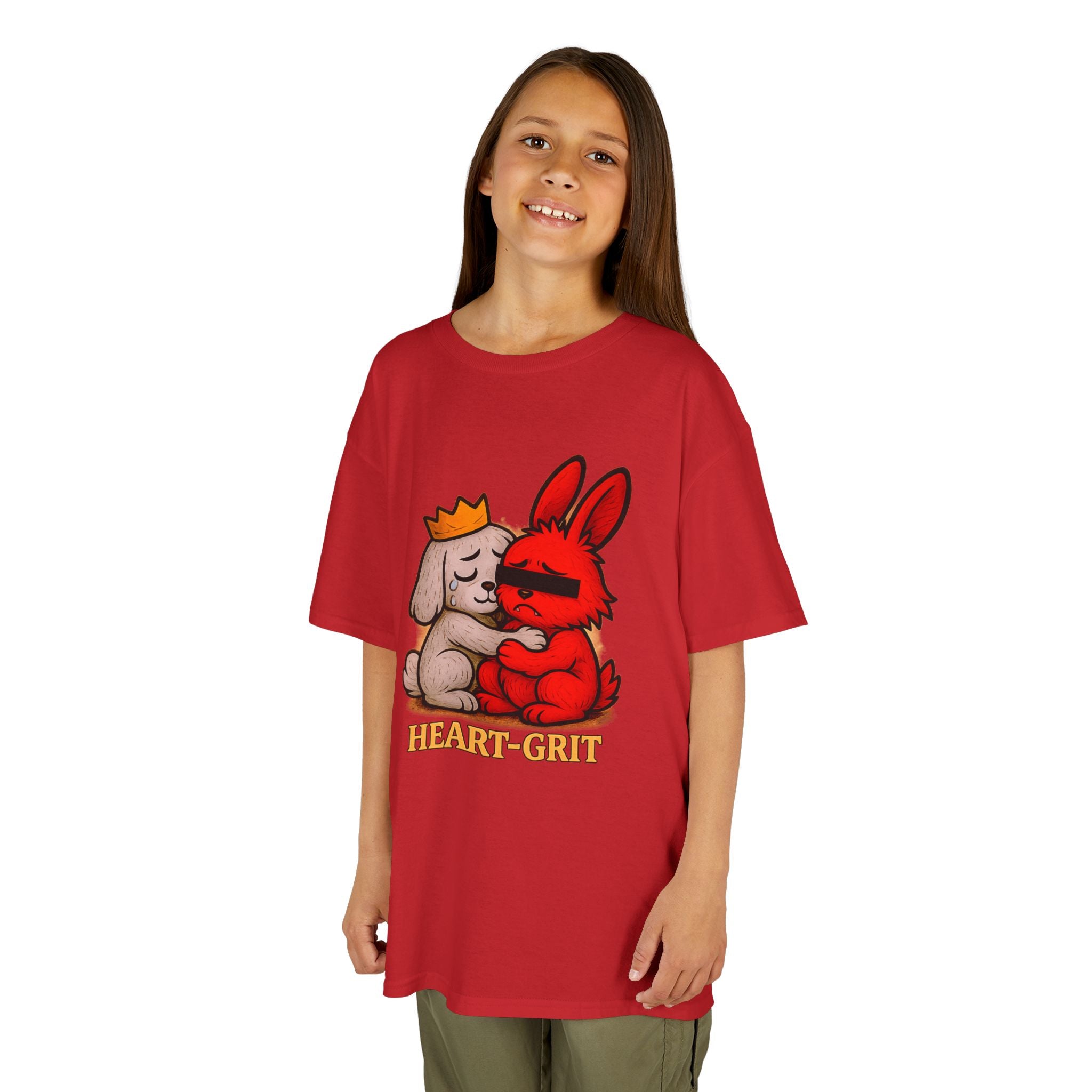 HEART-GRIT Kids T-Shirt - Emotional Strength & Resilience Tee