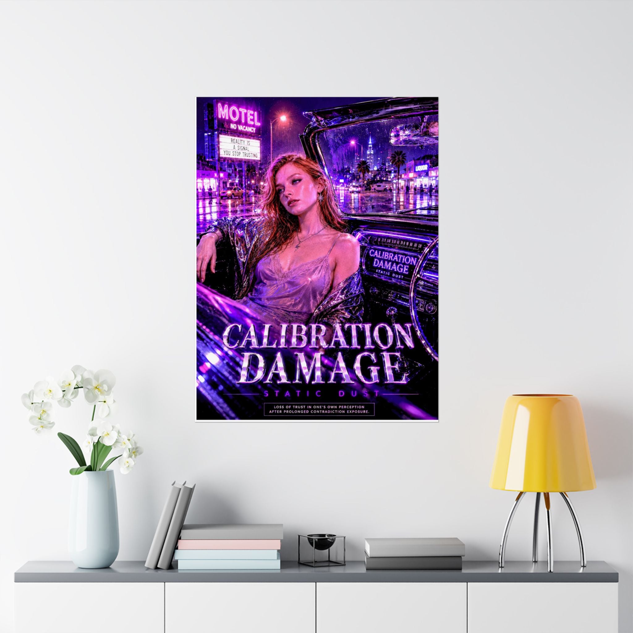 Calibration Damage | Emotional Wall Art Print | Static Dust Lexicon Poster