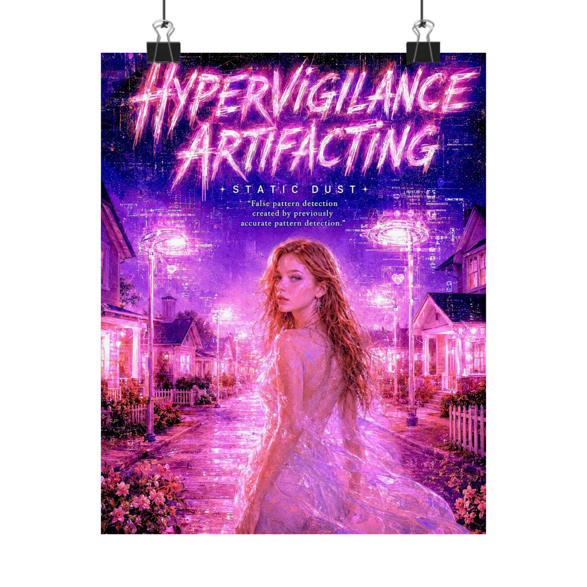 Hypervigilance Artifacting | Psychological Wall Art Print | Static Dust Visual Lexicon