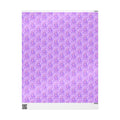 Purple Bunny Birthday Wrapping Paper – Cute Pastel Rabbit Gift Wrap with “Have a Hoppy Birthday”