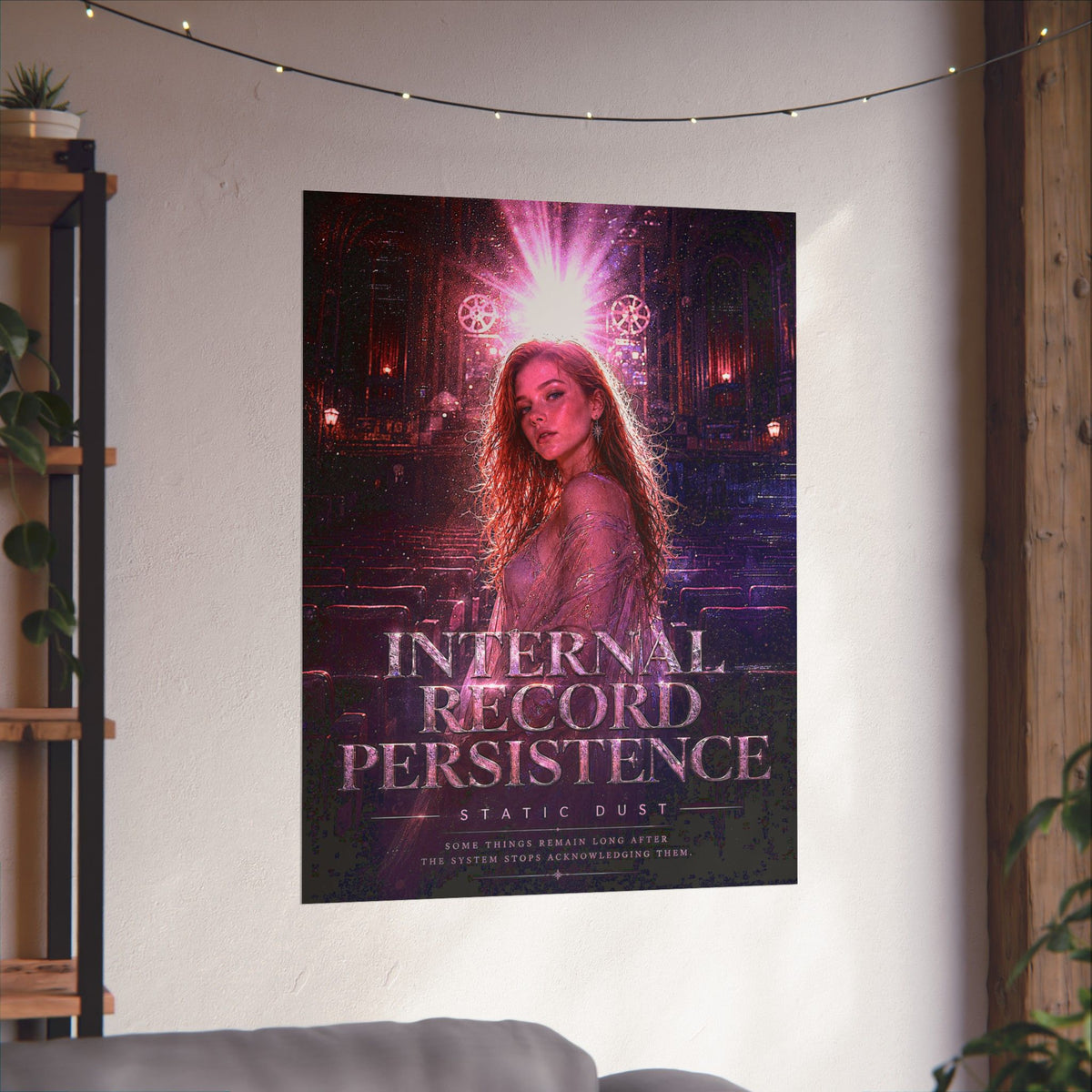 Internal Record Persistence | Emotional Wall Art Print | Static Dust Visual Lexicon