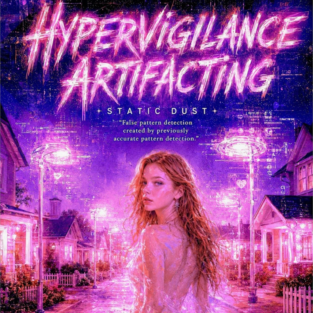 Hypervigilance Artifacting | Psychological Wall Art Print | Static Dust Visual Lexicon