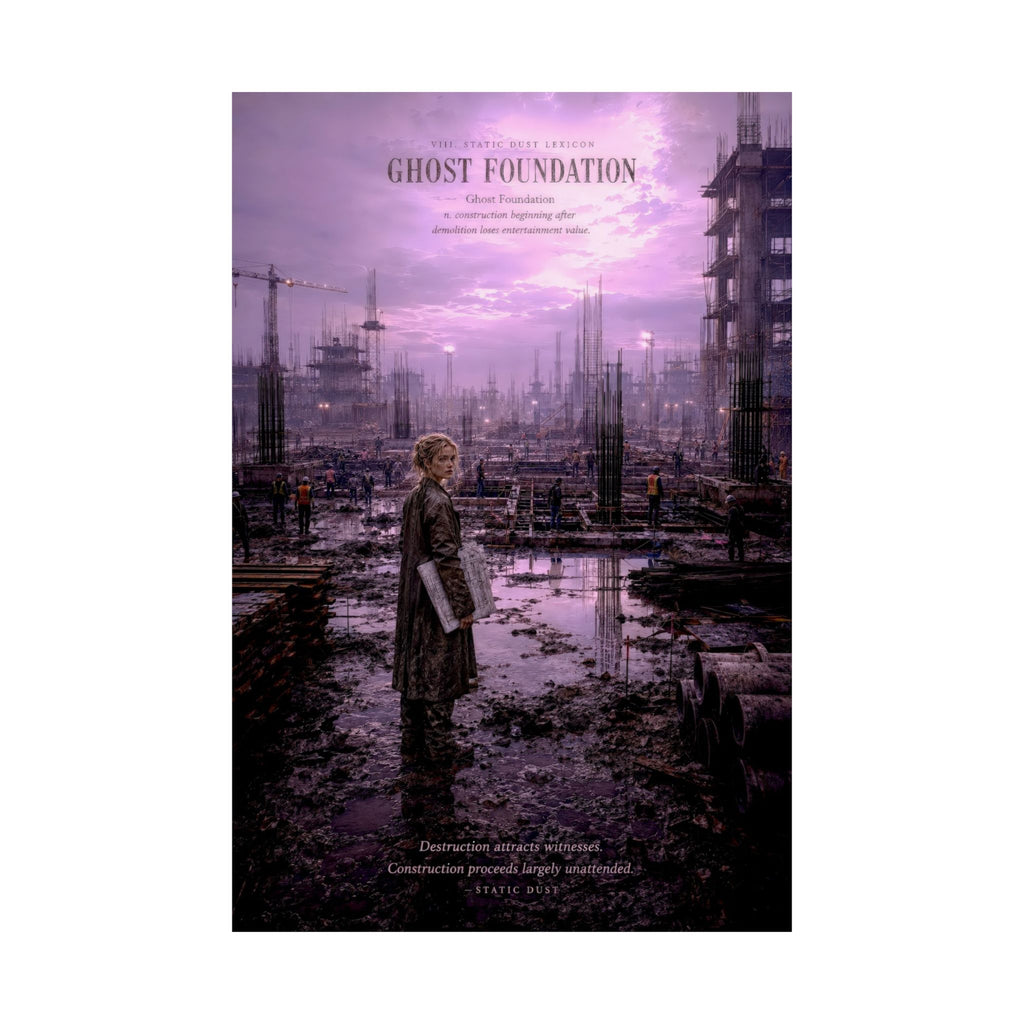 GHOST FOUNDATION — Static Dust Archive 006 | Fine Art Print | Archive Reproduction