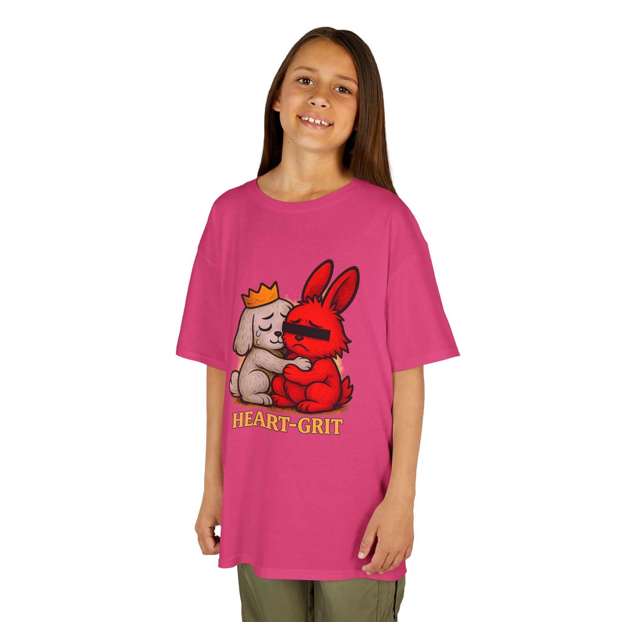 HEART-GRIT Kids T-Shirt - Emotional Strength & Resilience Tee