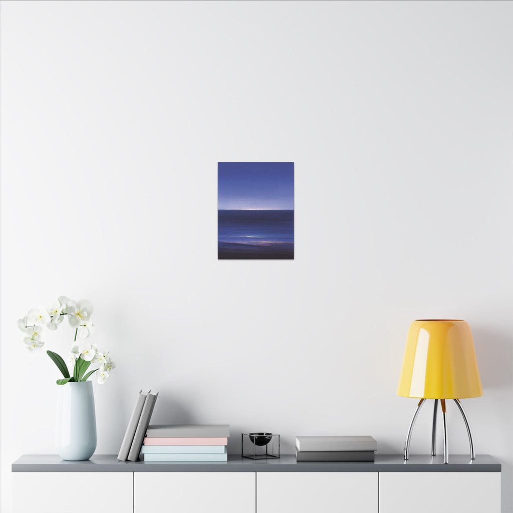 Night's Last Glow — Framed Art Print