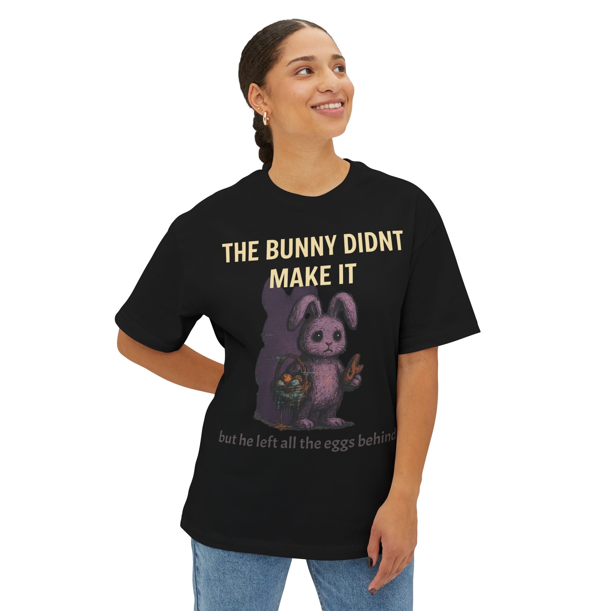 Copy of Dark Humor Easter Bunny Shirt – Funny Easter T-Shirt “The Bunny Didn’t Make It” – Sarcastic Easter Tee – Adult Easter Humor Gift
