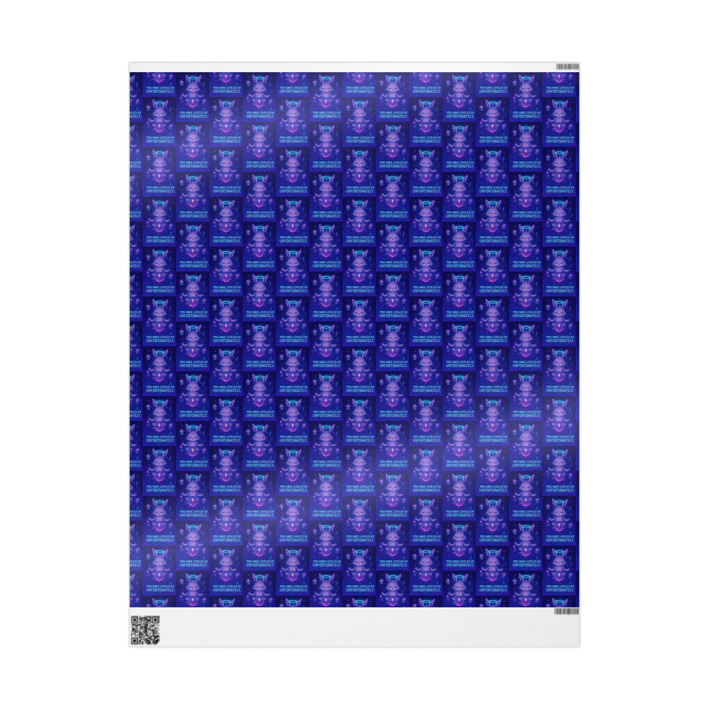 Wrapping Paper - Ascended Error Birthday Wrap “You Have Levelled Up. Unfortunately.”