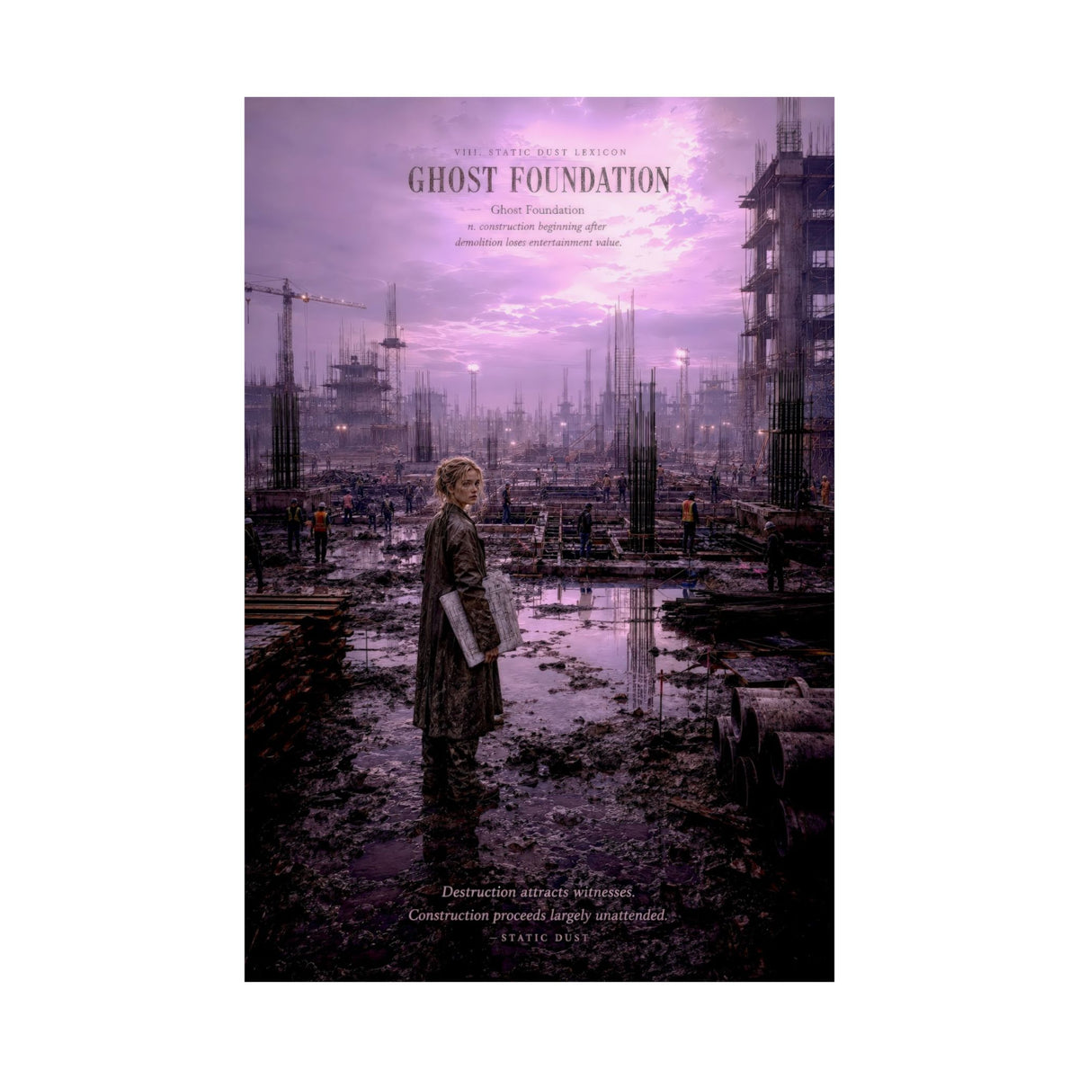 GHOST FOUNDATION — Static Dust Archive 006 | Fine Art Print | Archive Reproduction