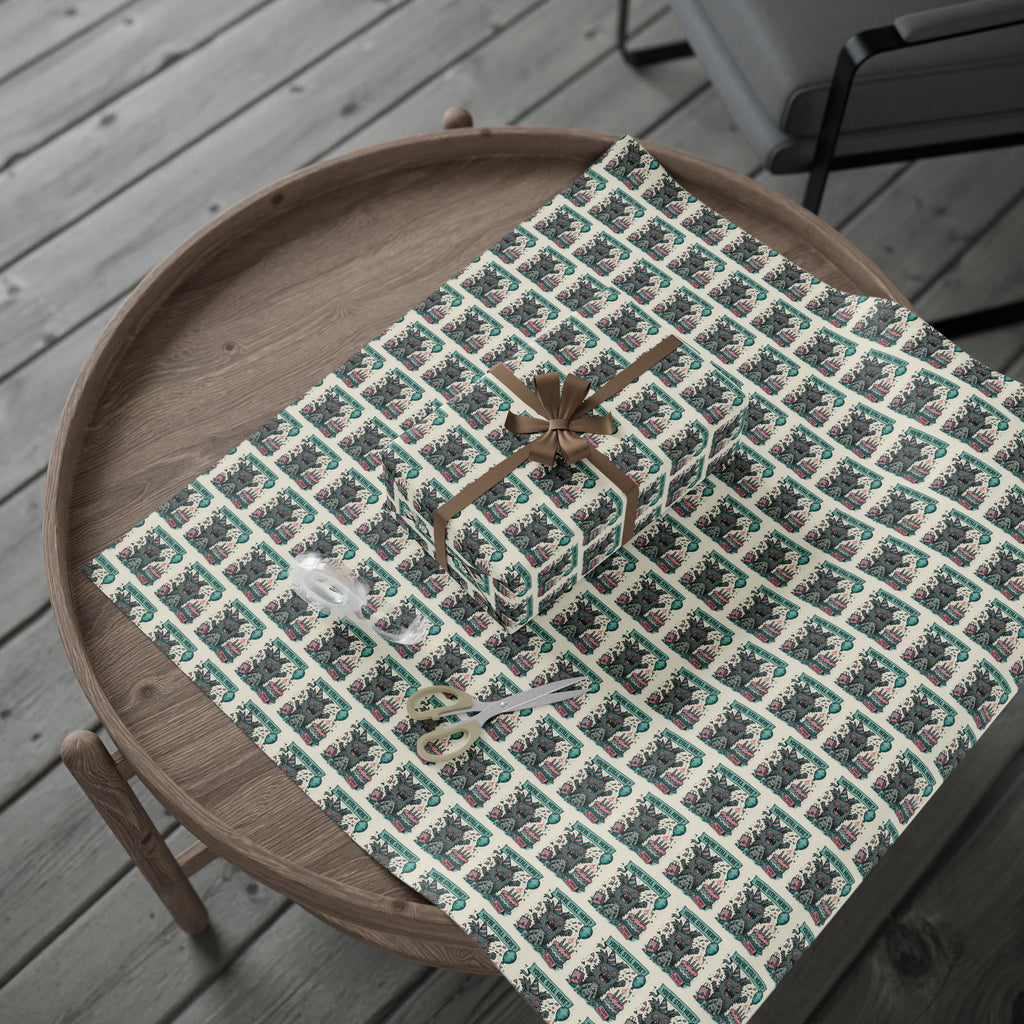 Wrapping Paper —  Feral Signal Birthday Wrap “You’re Still Here?”