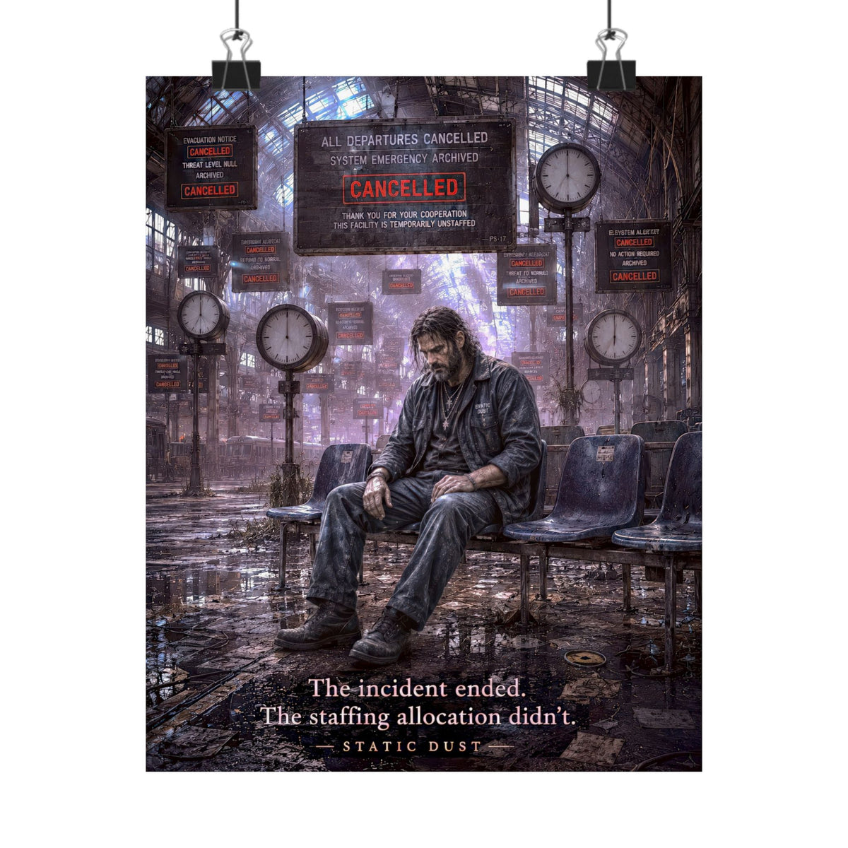STILLNESS DEBT -  Static Dust Archive 008 | Fine Art Print | Archive Reproduction | Museum Print