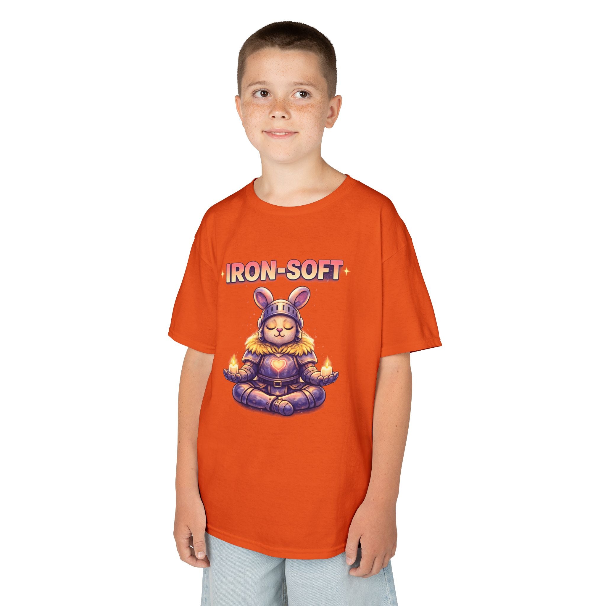 IRON-SOFT Kids T-Shirt — Strength & Gentle Resilience Tee