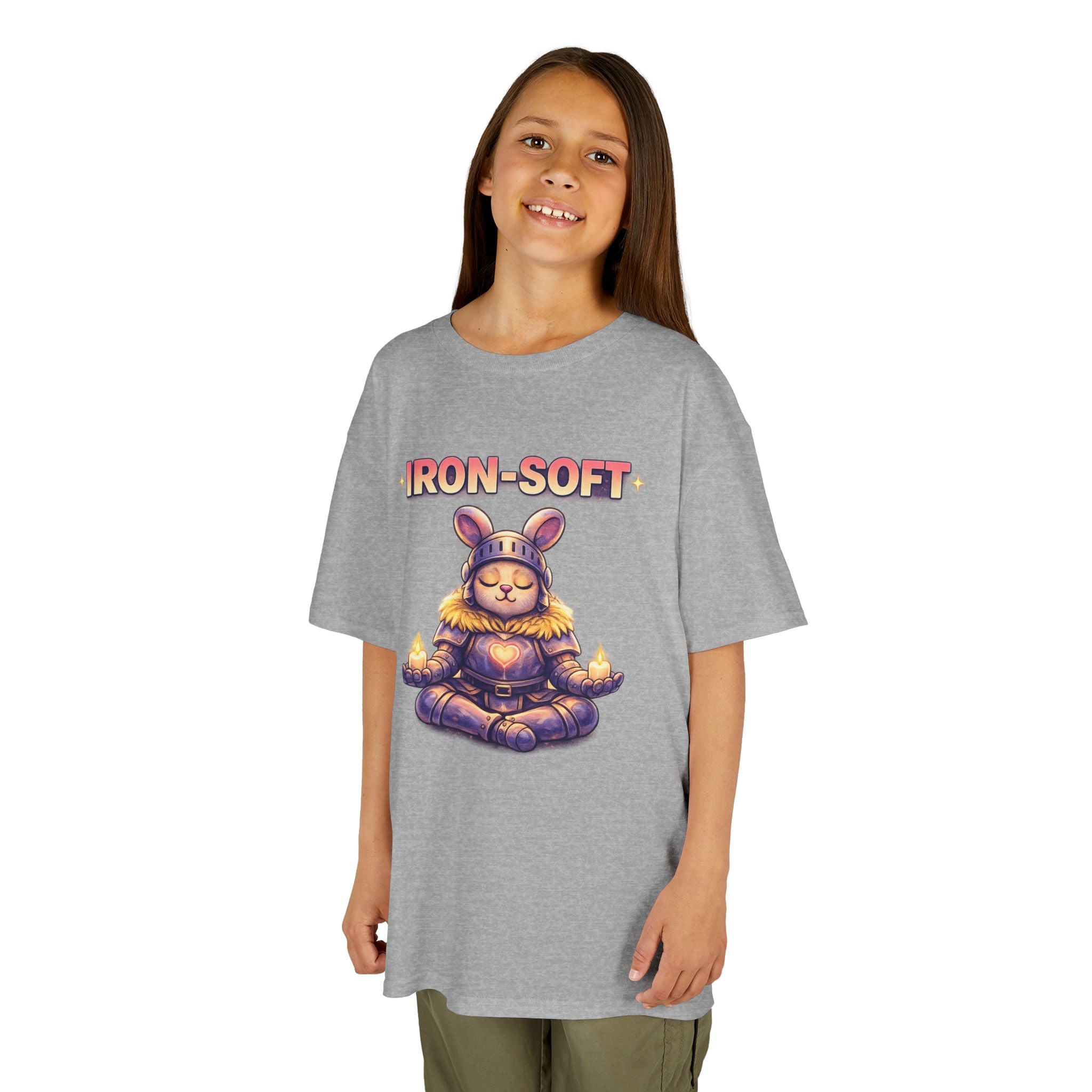 IRON-SOFT Kids T-Shirt — Strength & Gentle Resilience Tee