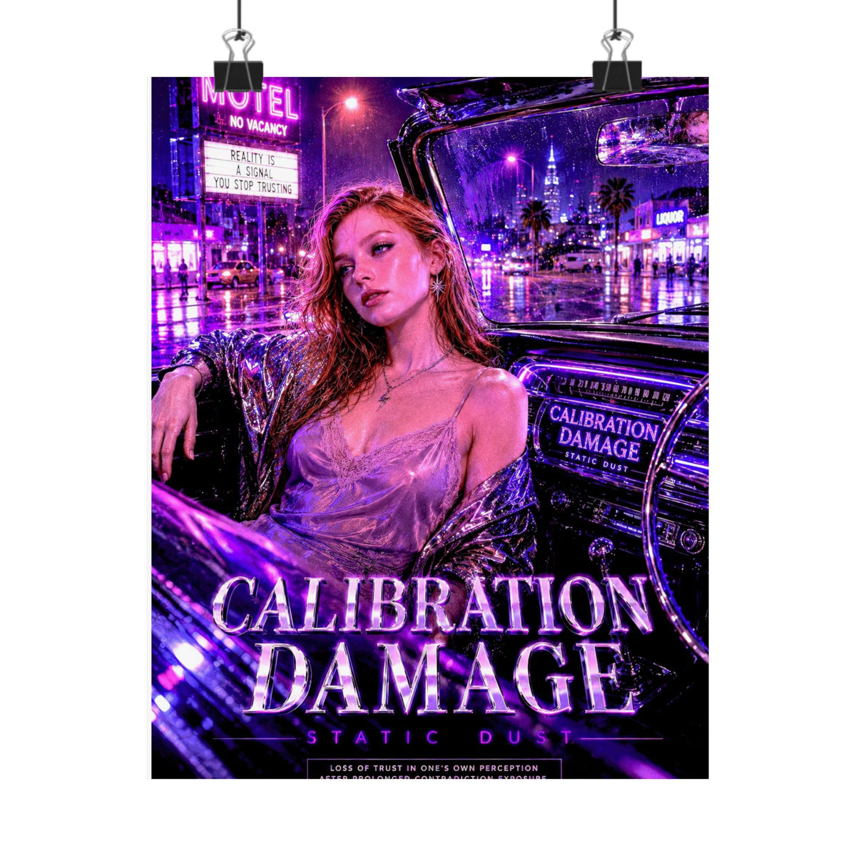 Calibration Damage | Emotional Wall Art Print | Static Dust Lexicon Poster