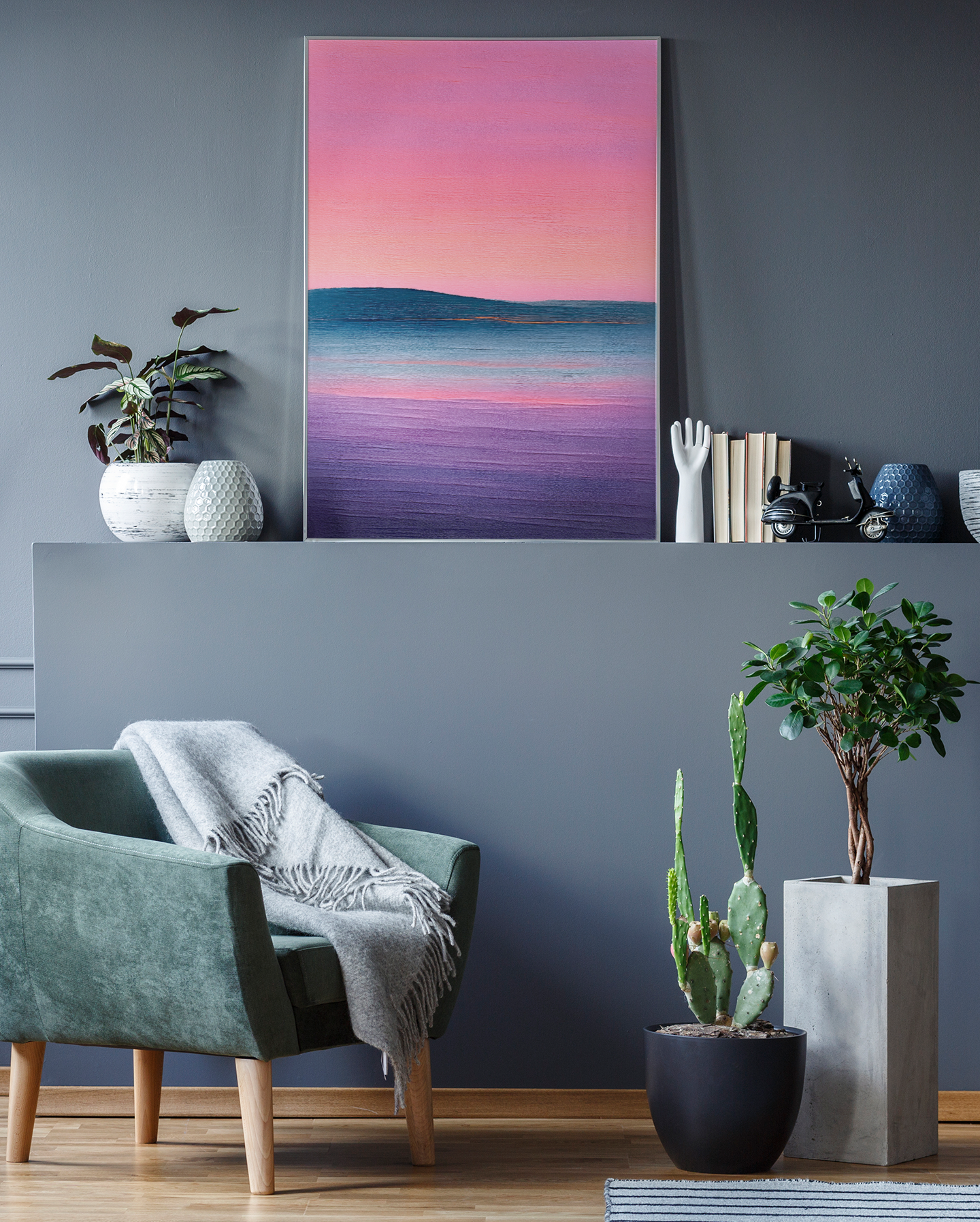 Dawn's First Breath — Framed Art Print