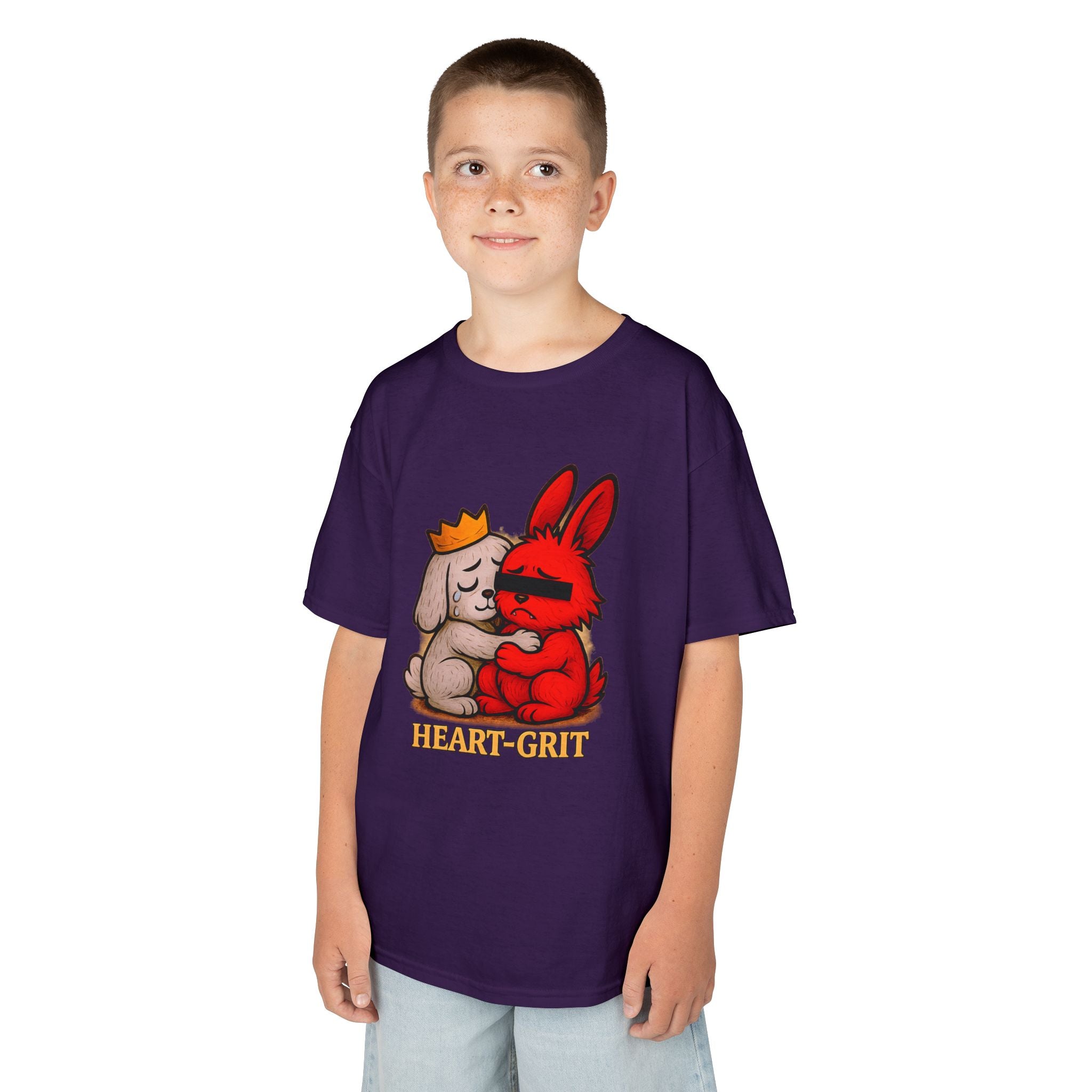 HEART-GRIT Kids T-Shirt - Emotional Strength & Resilience Tee