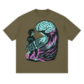 mentalhealth,surfershirt,brainshirt,ADHDgift,anxietyshirt,neurodivergent,overthinking,burnoutgift,psychologygift,graphictshirt,wavetshirt,unisexshirt,surfinggift