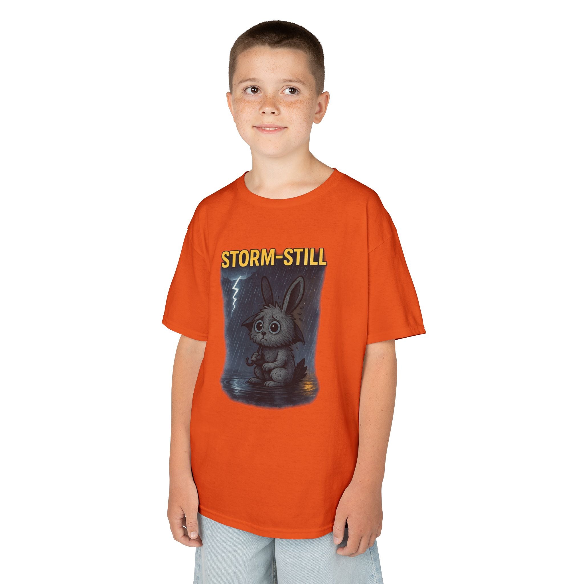 STORM-STILL Kids T-Shirt — Calm & Emotional Regulation Tee