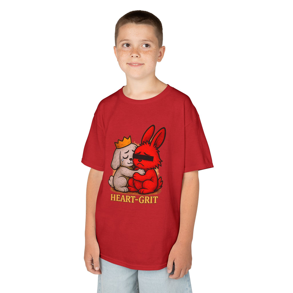HEART-GRIT Kids T-Shirt - Emotional Strength & Resilience Tee