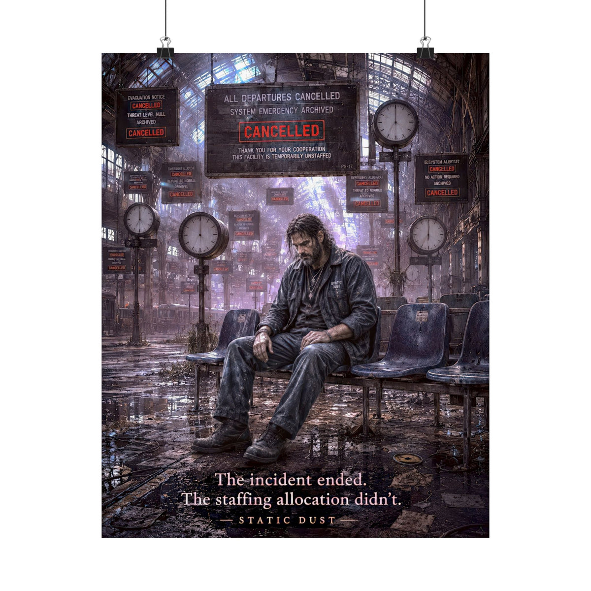 STILLNESS DEBT -  Static Dust Archive 008 | Fine Art Print | Archive Reproduction | Museum Print