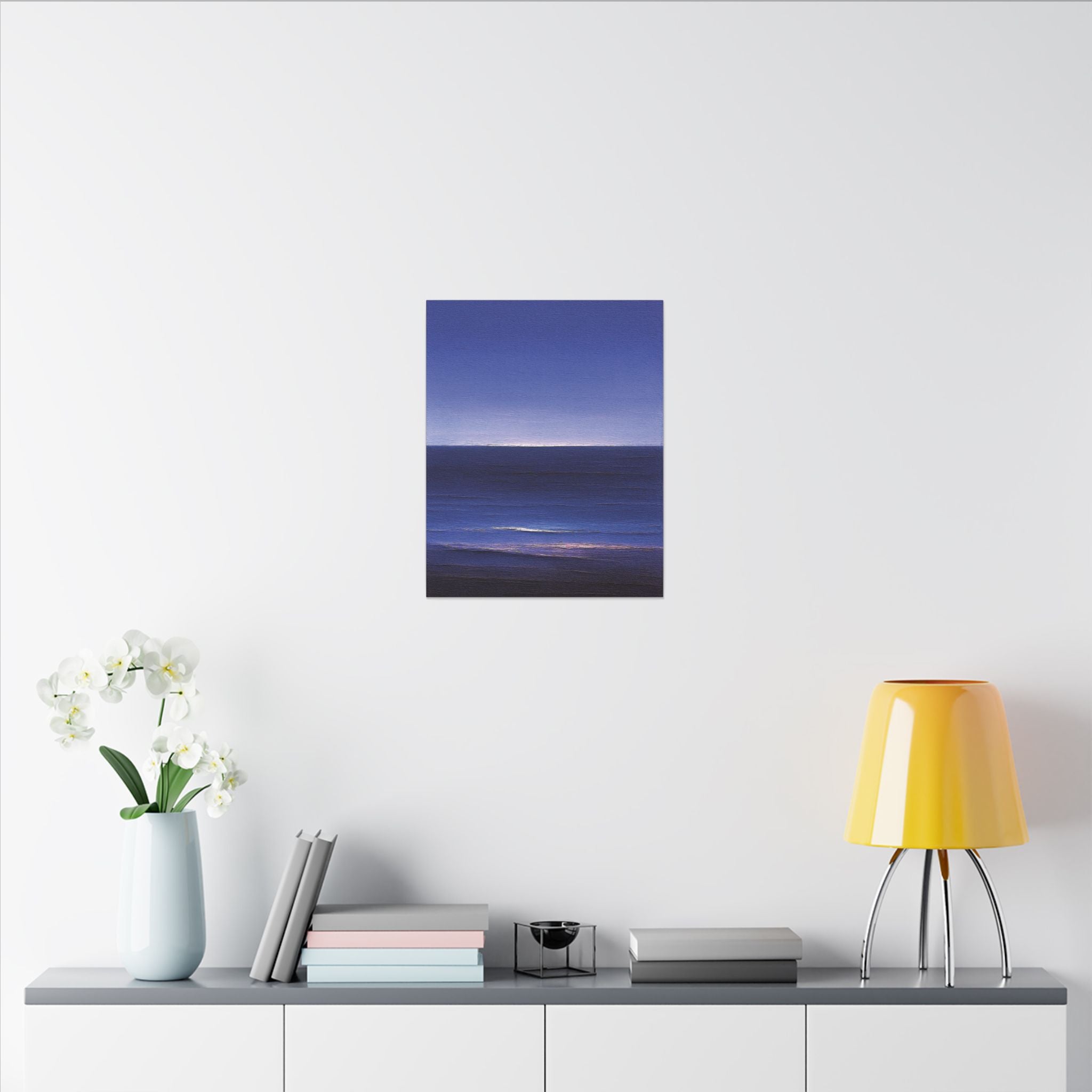 Night's Last Glow — Framed Art Print