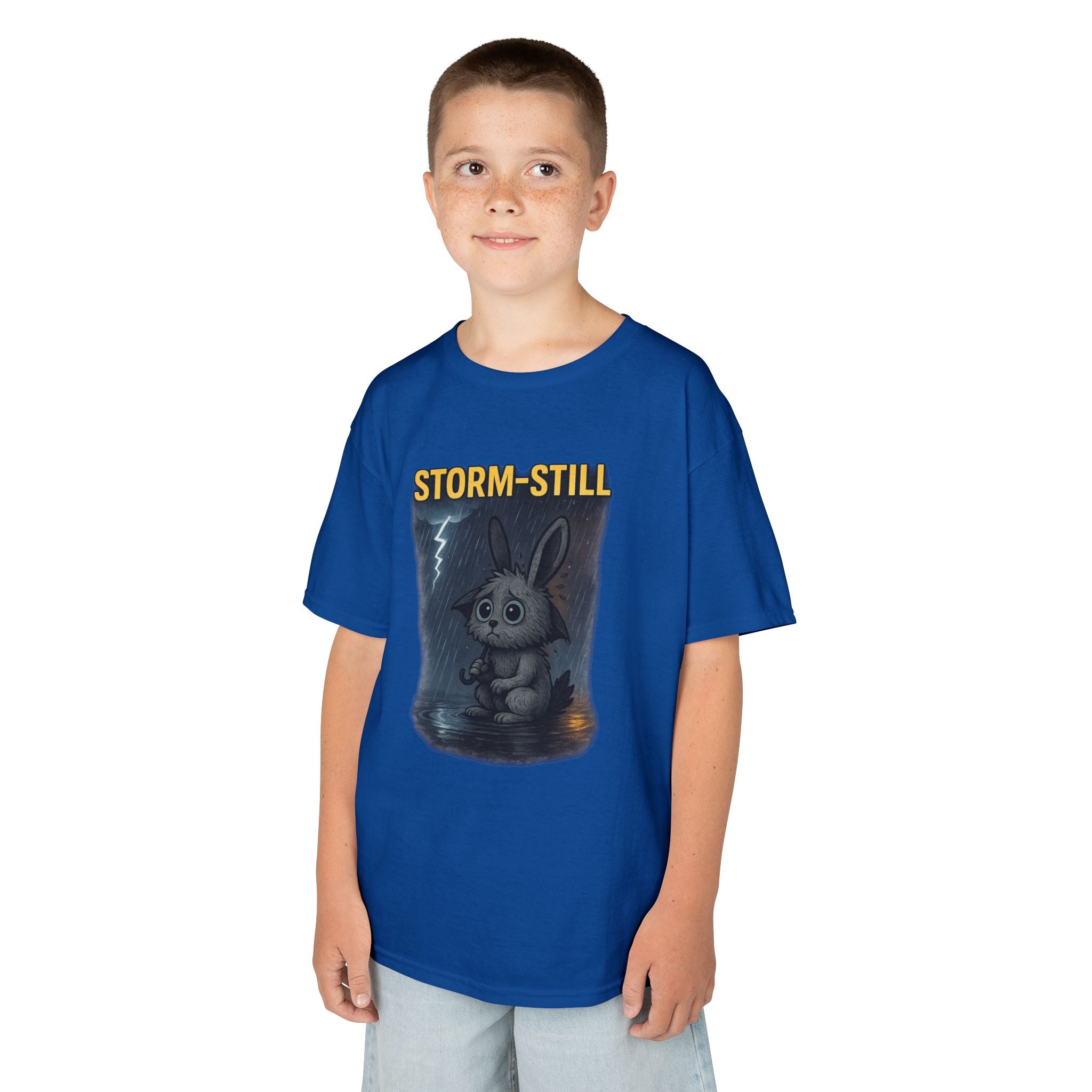 STORM-STILL Kids T-Shirt — Calm & Emotional Regulation Tee