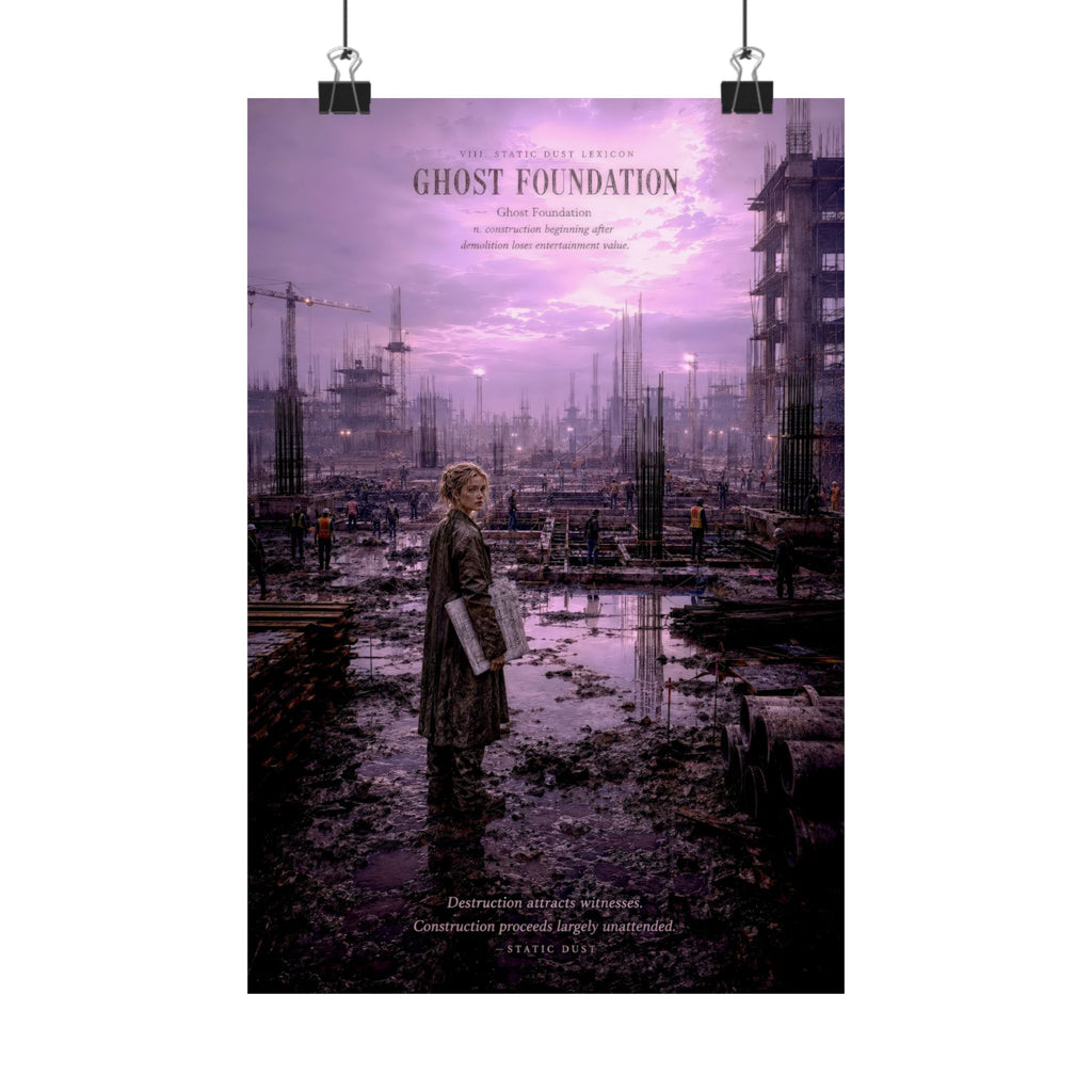 GHOST FOUNDATION — Static Dust Archive 006 | Fine Art Print | Archive Reproduction
