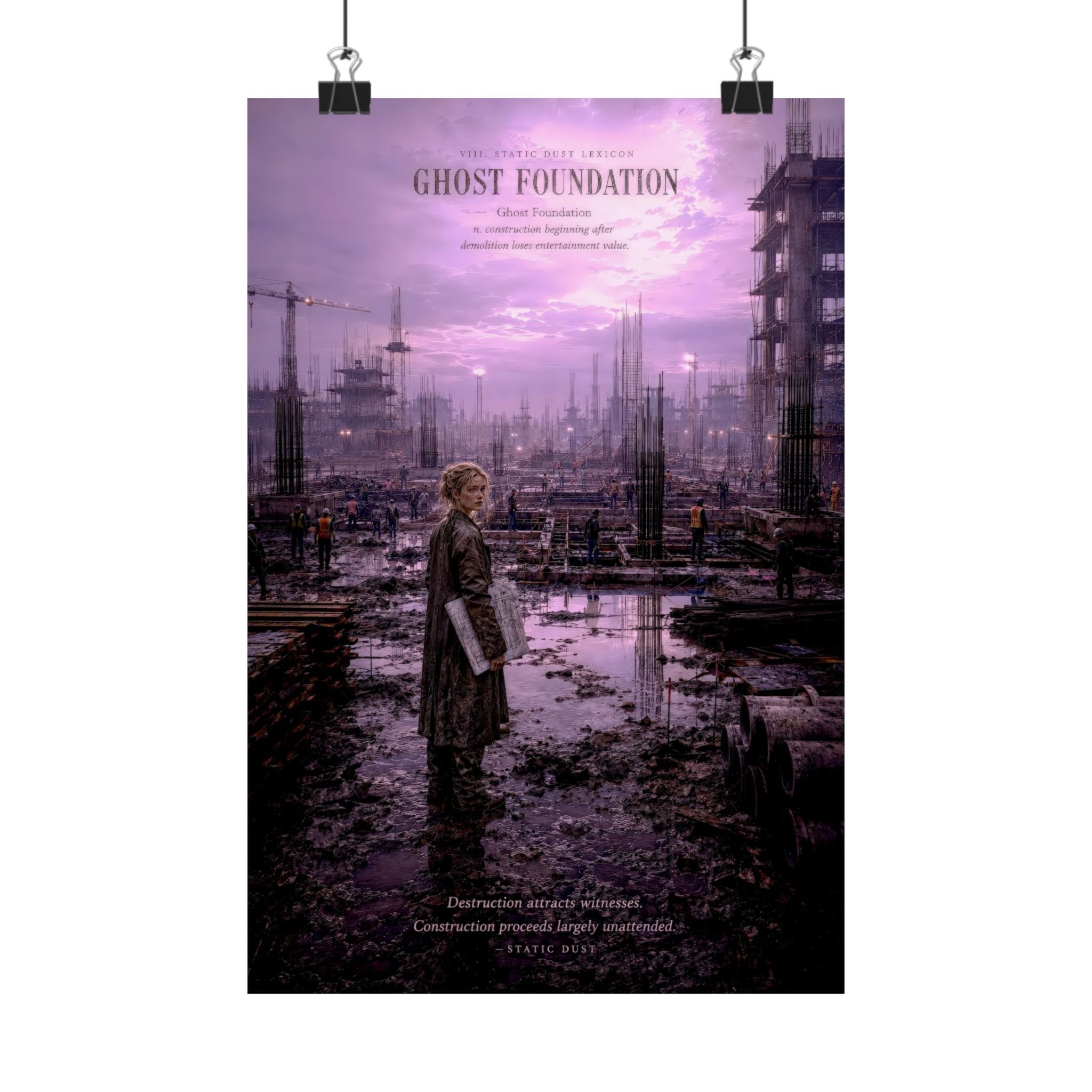 GHOST FOUNDATION — Static Dust Archive 006 | Fine Art Print | Archive Reproduction