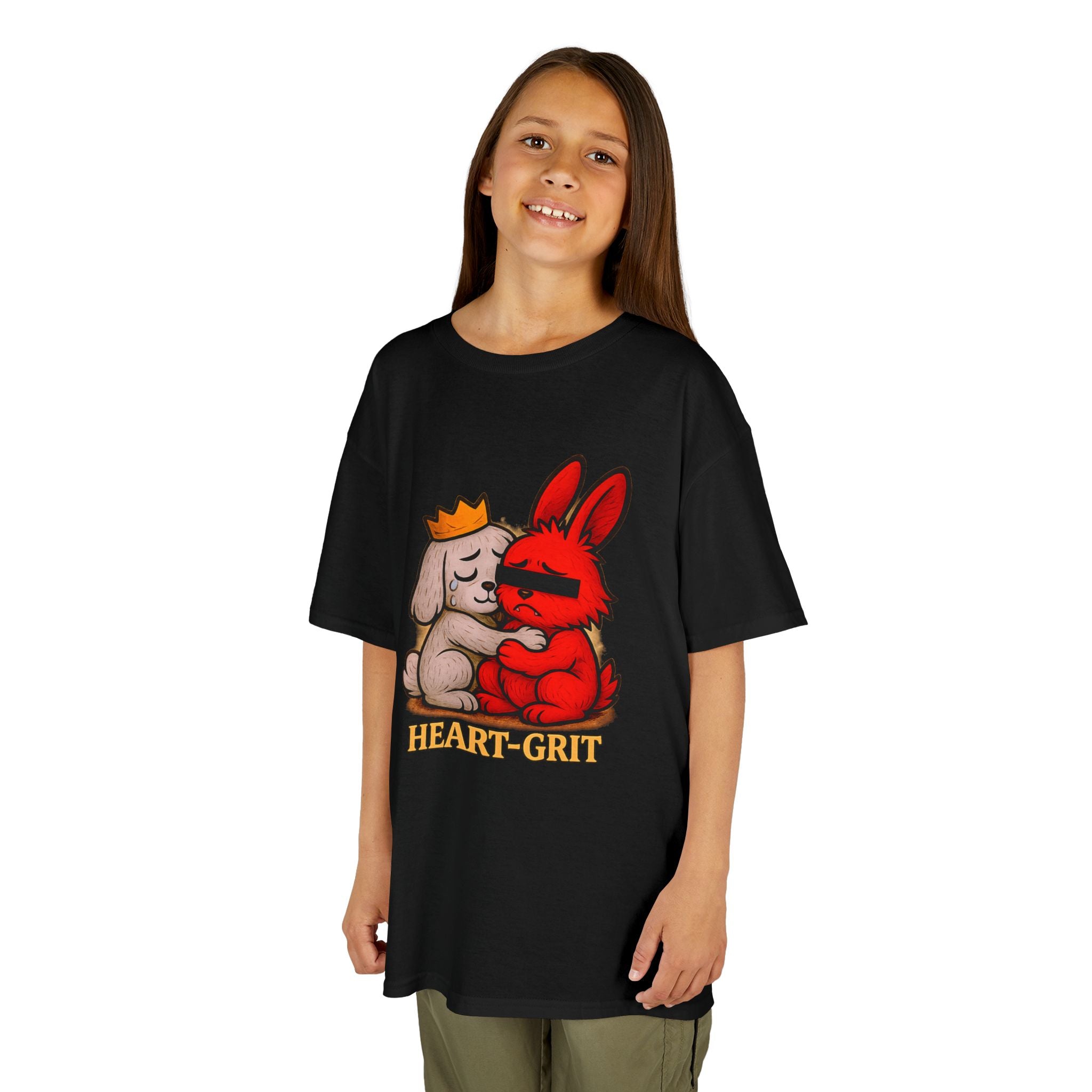 HEART-GRIT Kids T-Shirt - Emotional Strength & Resilience Tee
