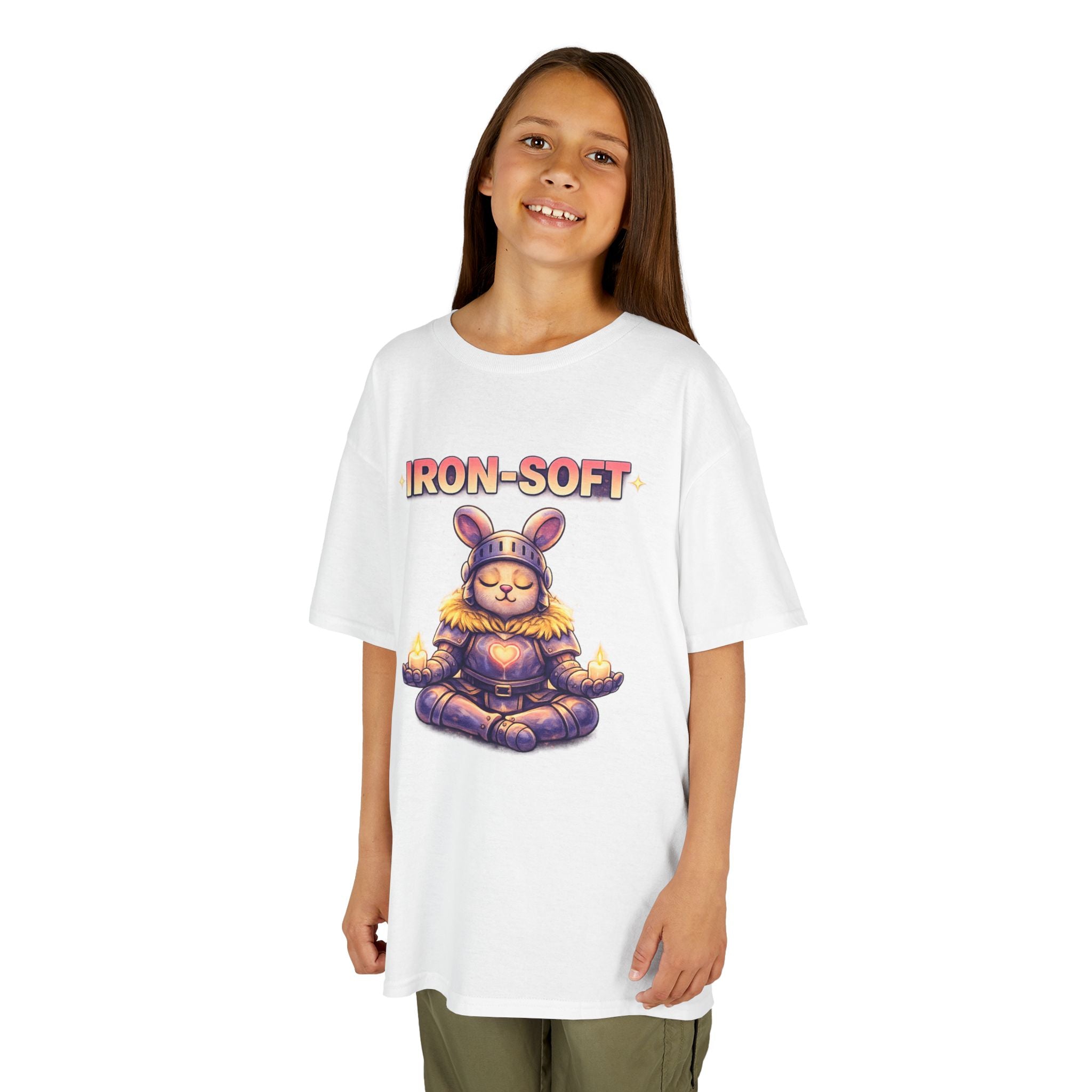 IRON-SOFT Kids T-Shirt — Strength & Gentle Resilience Tee