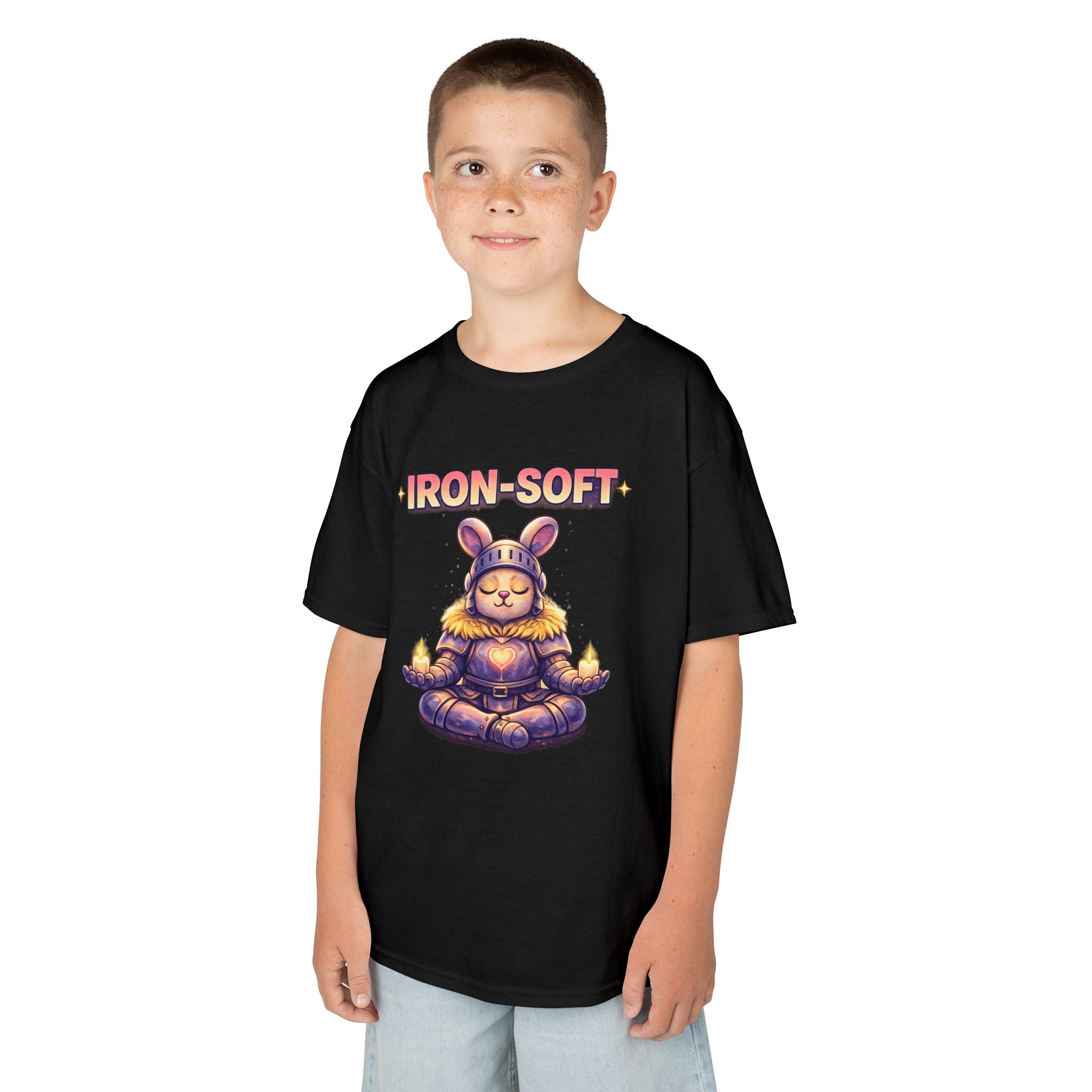 IRON-SOFT Kids T-Shirt — Strength & Gentle Resilience Tee