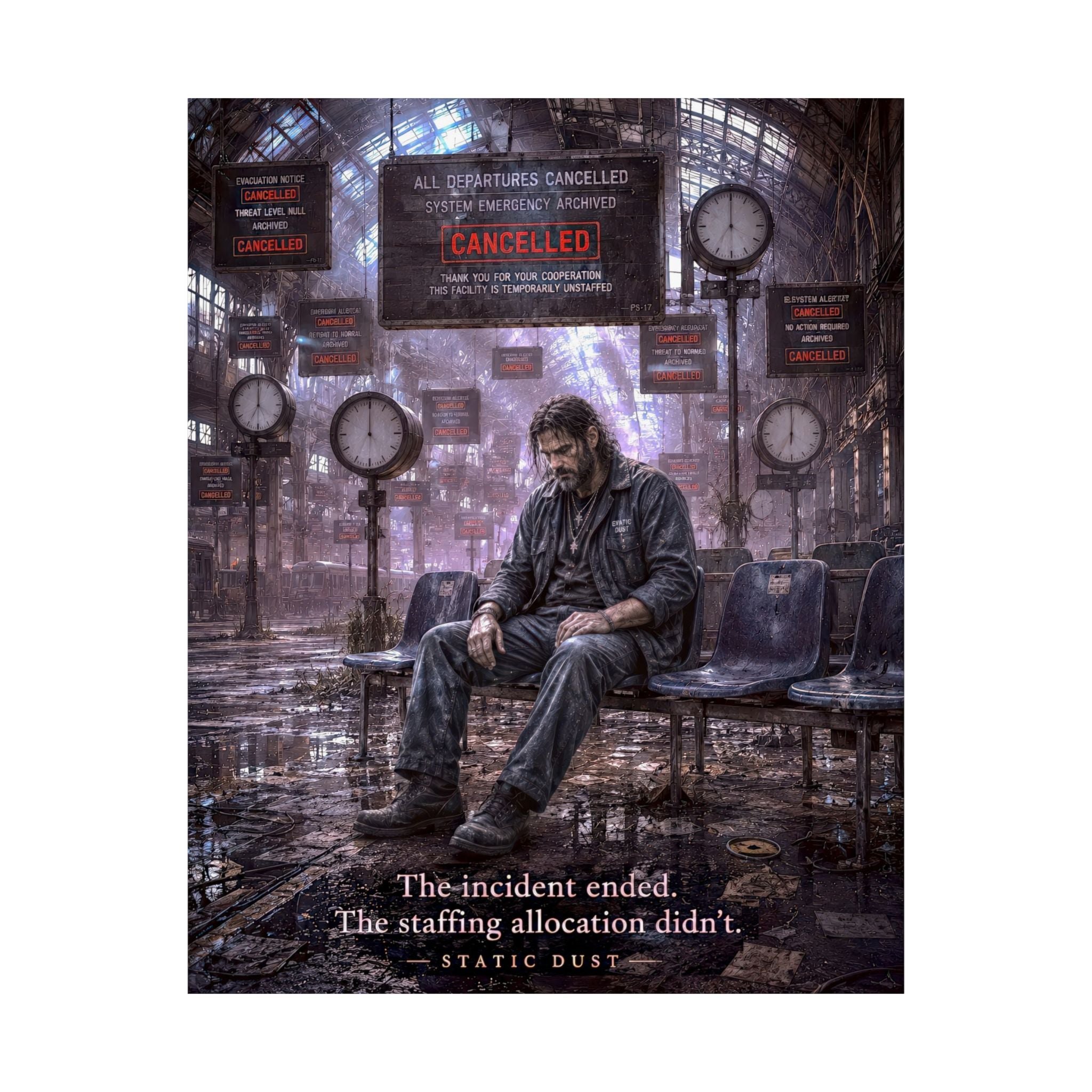 STILLNESS DEBT -  Static Dust Archive 008 | Fine Art Print | Archive Reproduction | Museum Print