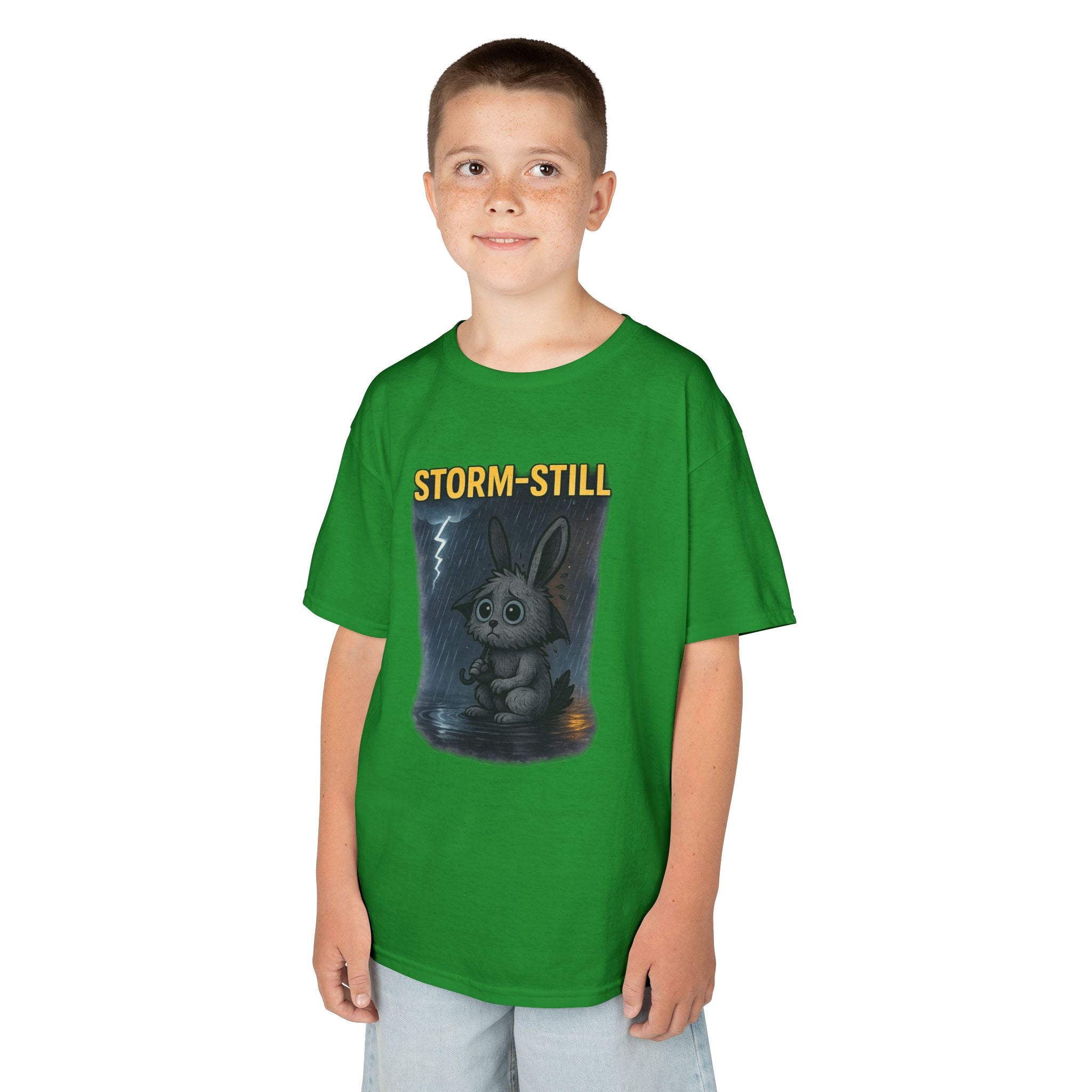 STORM-STILL Kids T-Shirt — Calm & Emotional Regulation Tee