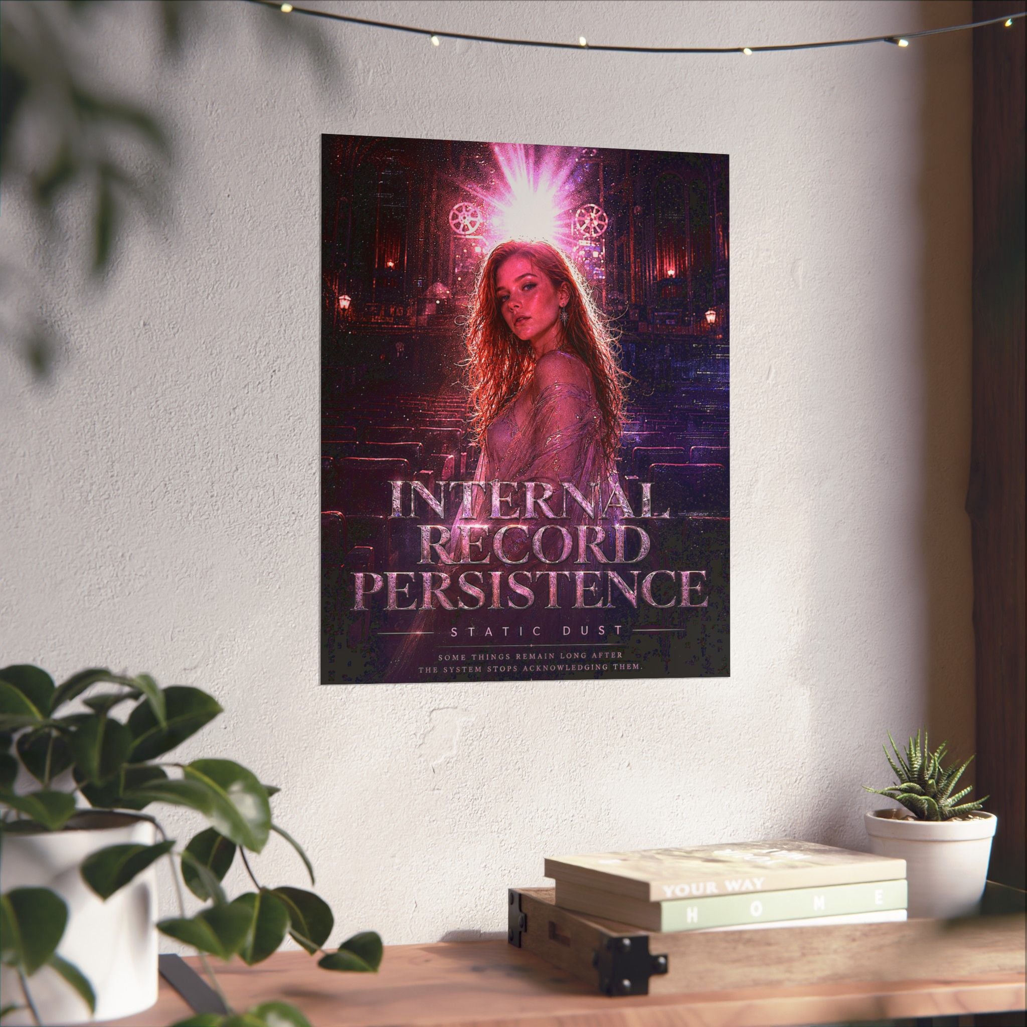 Internal Record Persistence | Emotional Wall Art Print | Static Dust Visual Lexicon