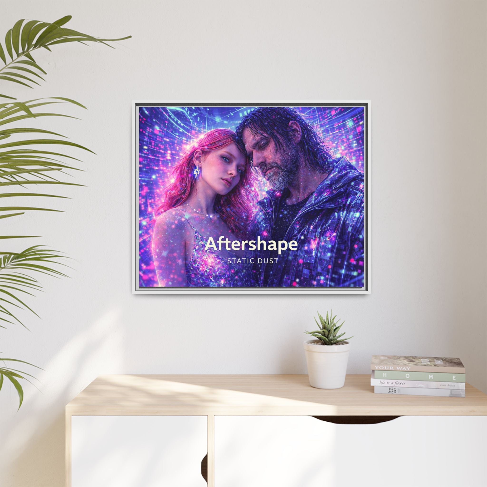 Aftershape Framed Canvas Print