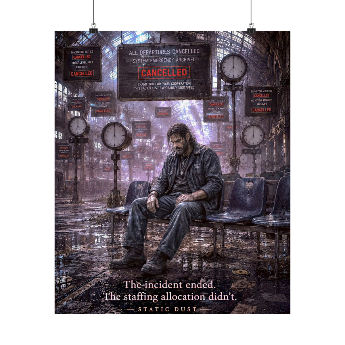 STILLNESS DEBT -  Static Dust Archive 008 | Fine Art Print | Archive Reproduction | Museum Print