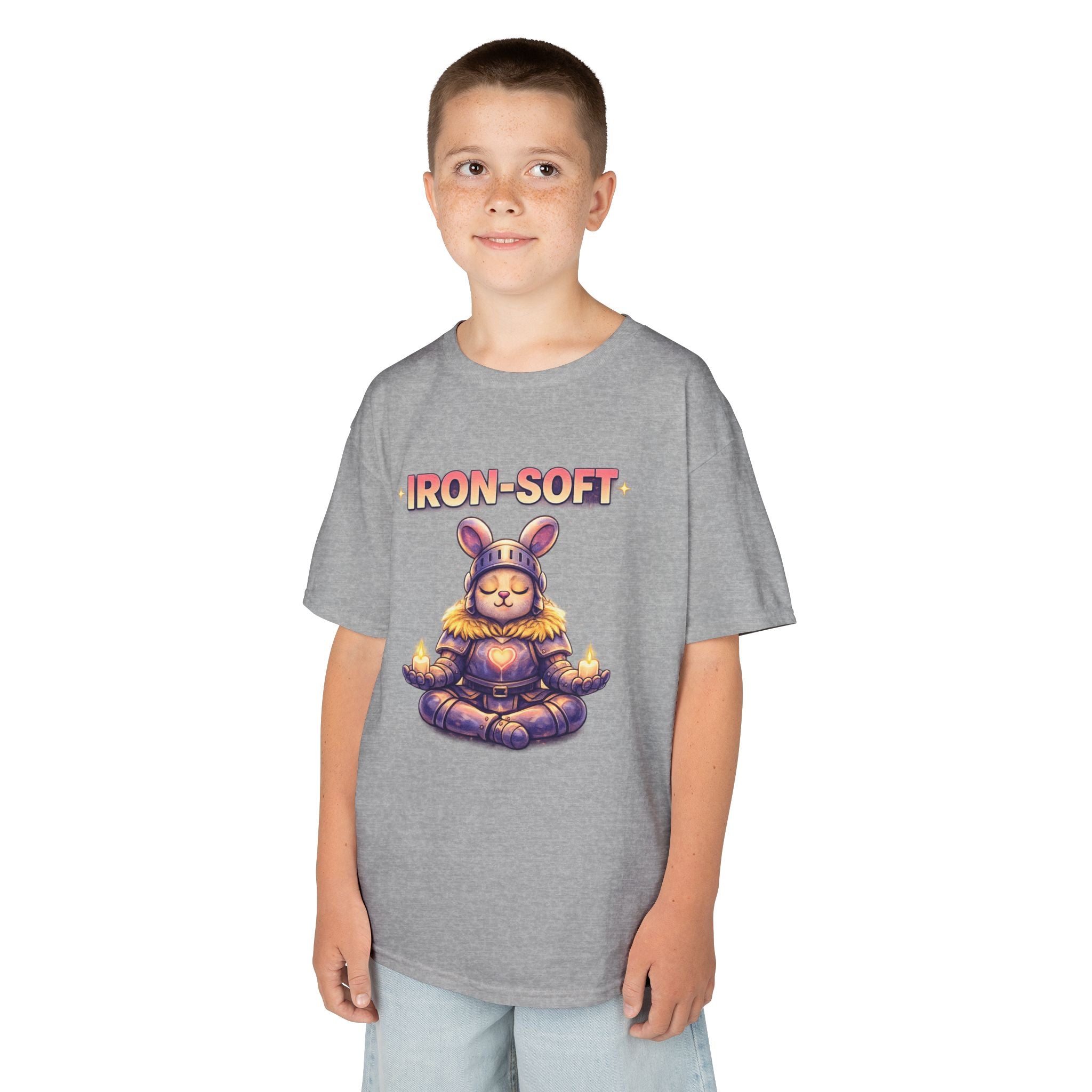 IRON-SOFT Kids T-Shirt — Strength & Gentle Resilience Tee