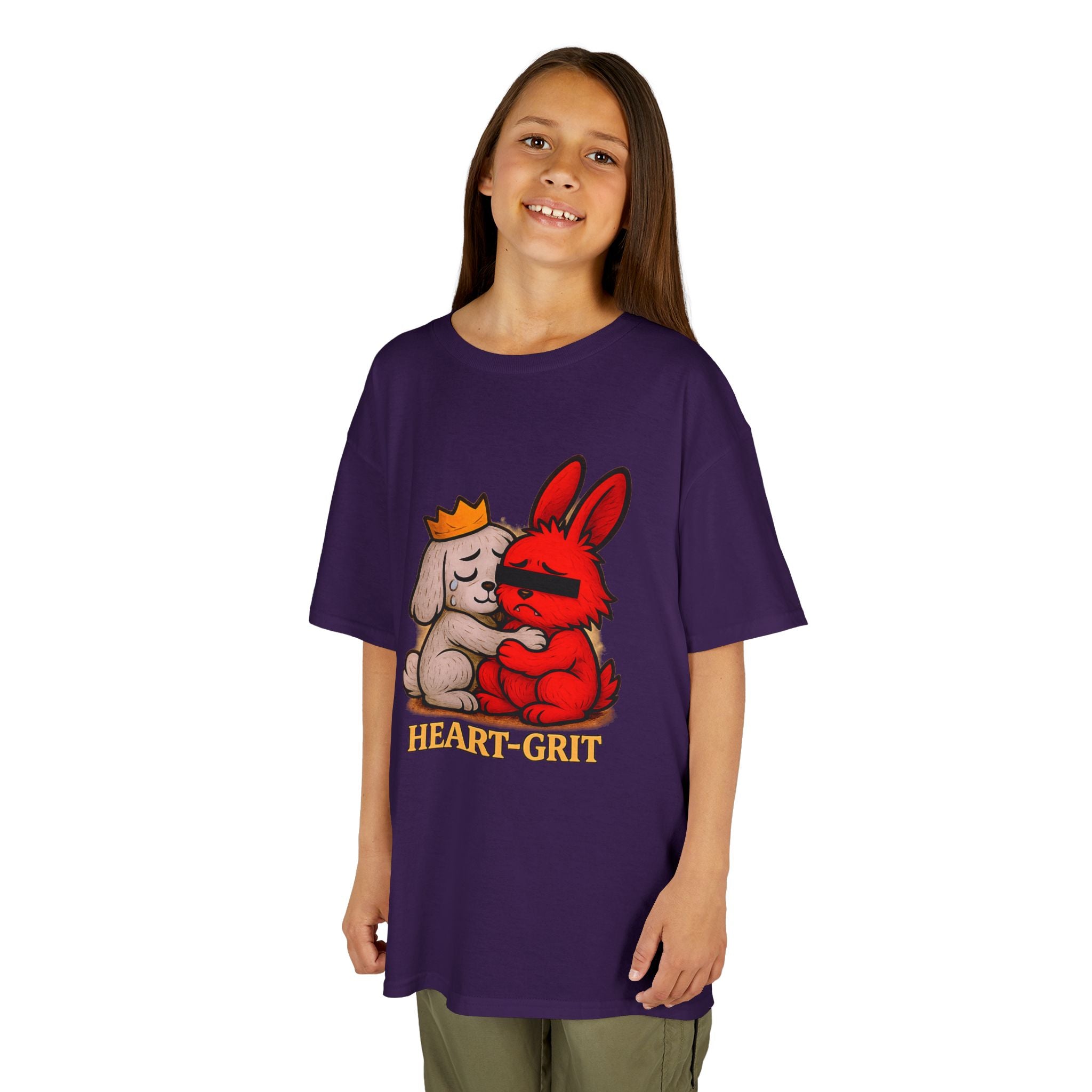 HEART-GRIT Kids T-Shirt - Emotional Strength & Resilience Tee