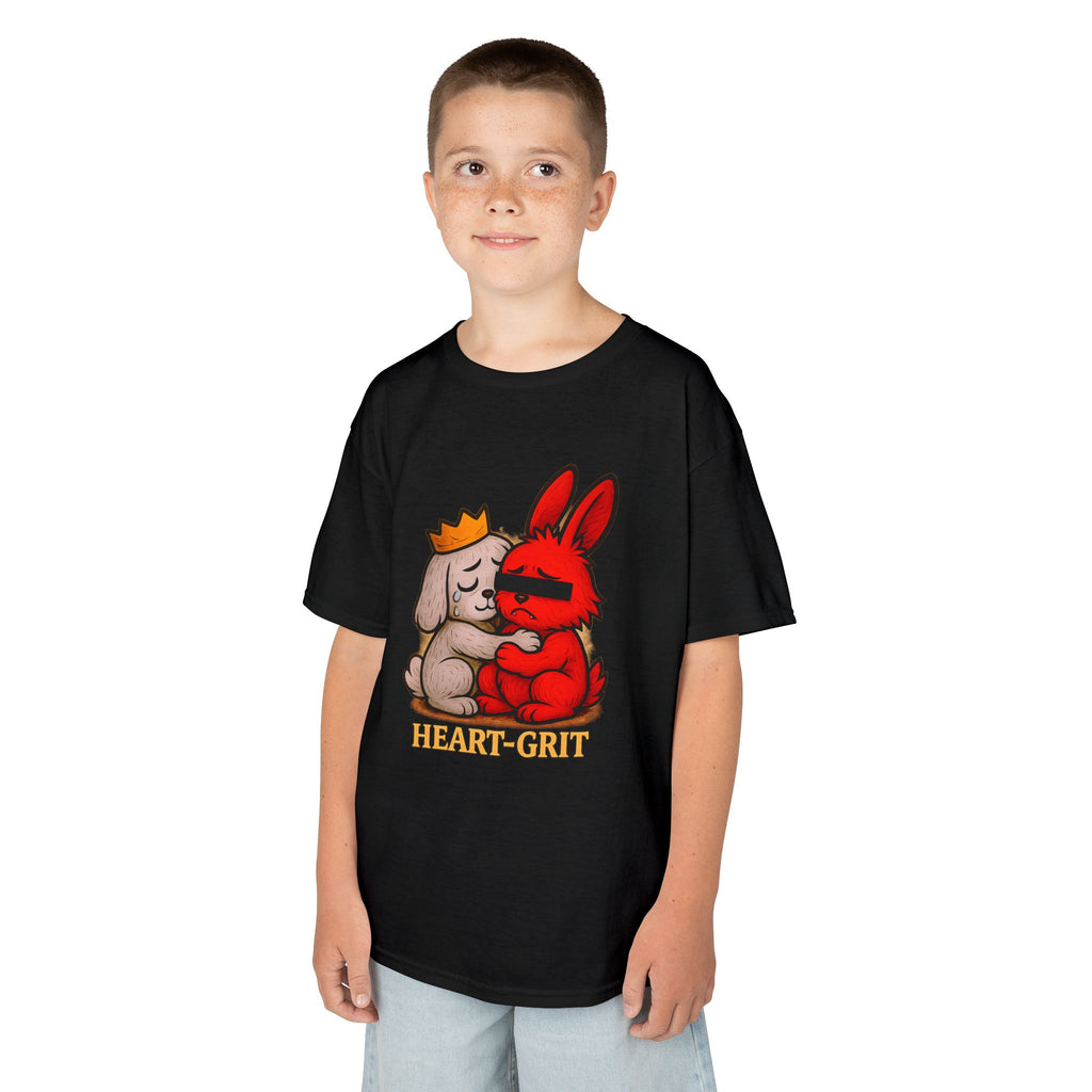 HEART-GRIT Kids T-Shirt - Emotional Strength & Resilience Tee